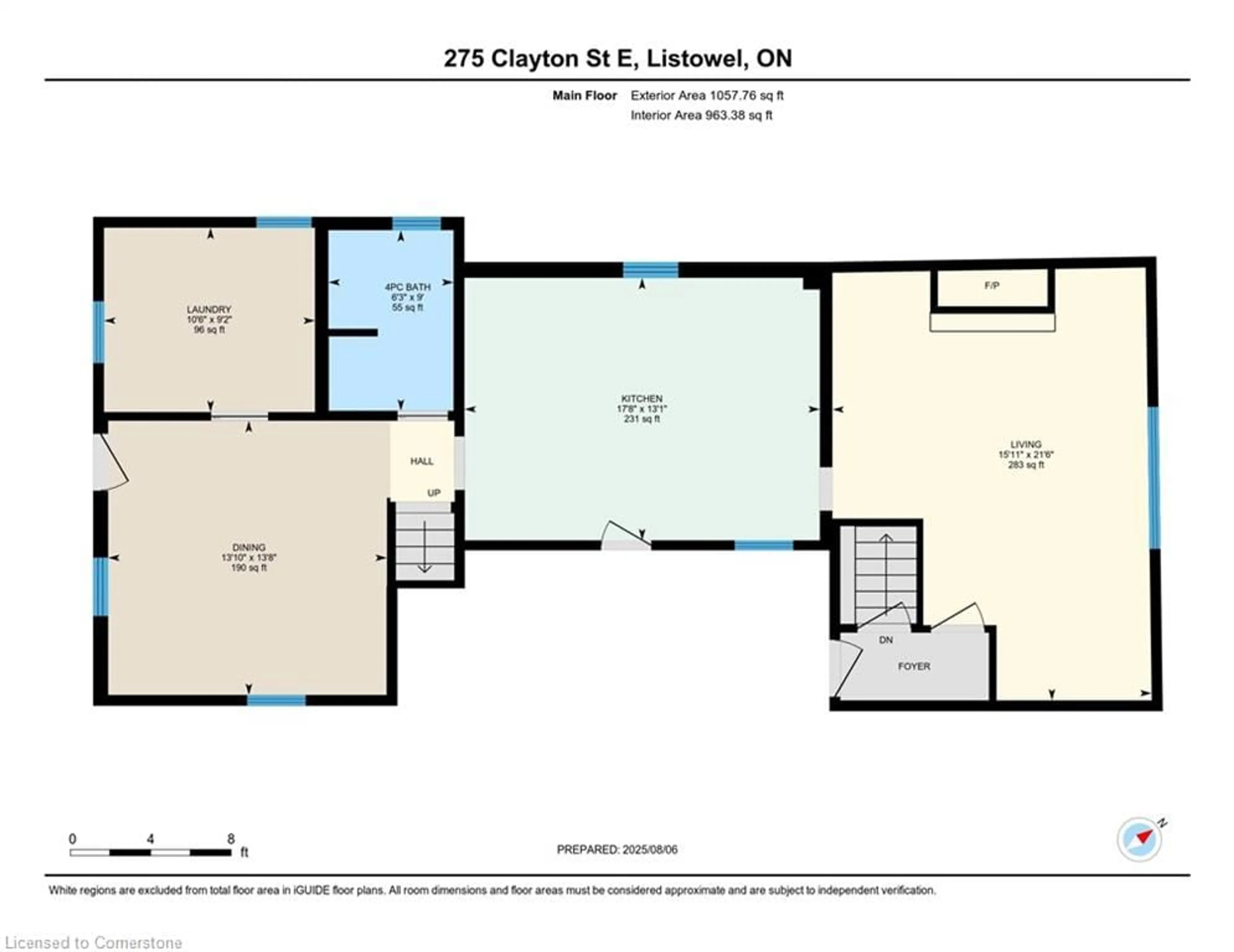 Floor plan for 275 Clayton St, Listowel Ontario N4W 2E9