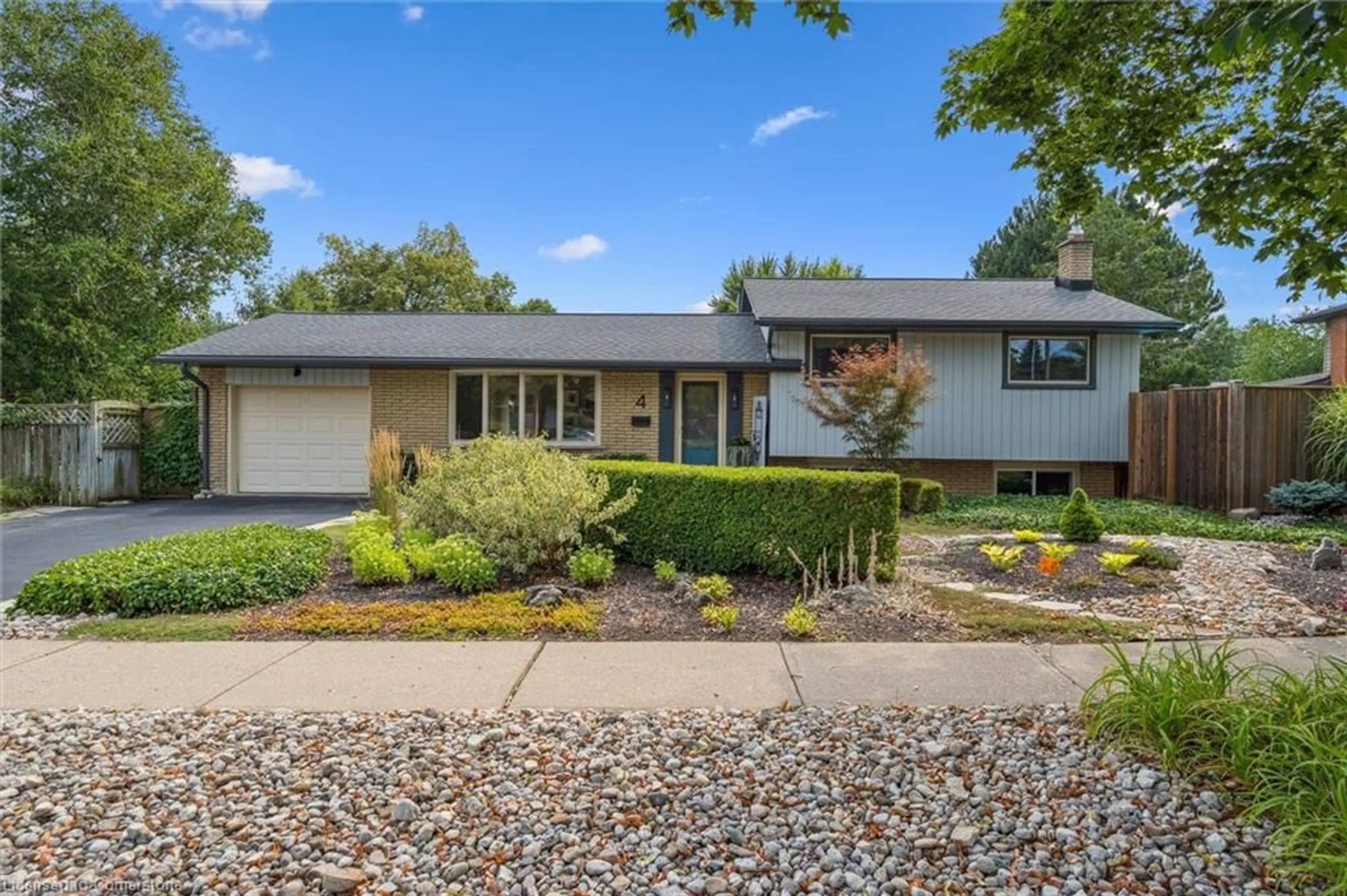 Home with vinyl exterior material, street for 4 Carnaby Cres, Guelph Ontario N1G 2R7