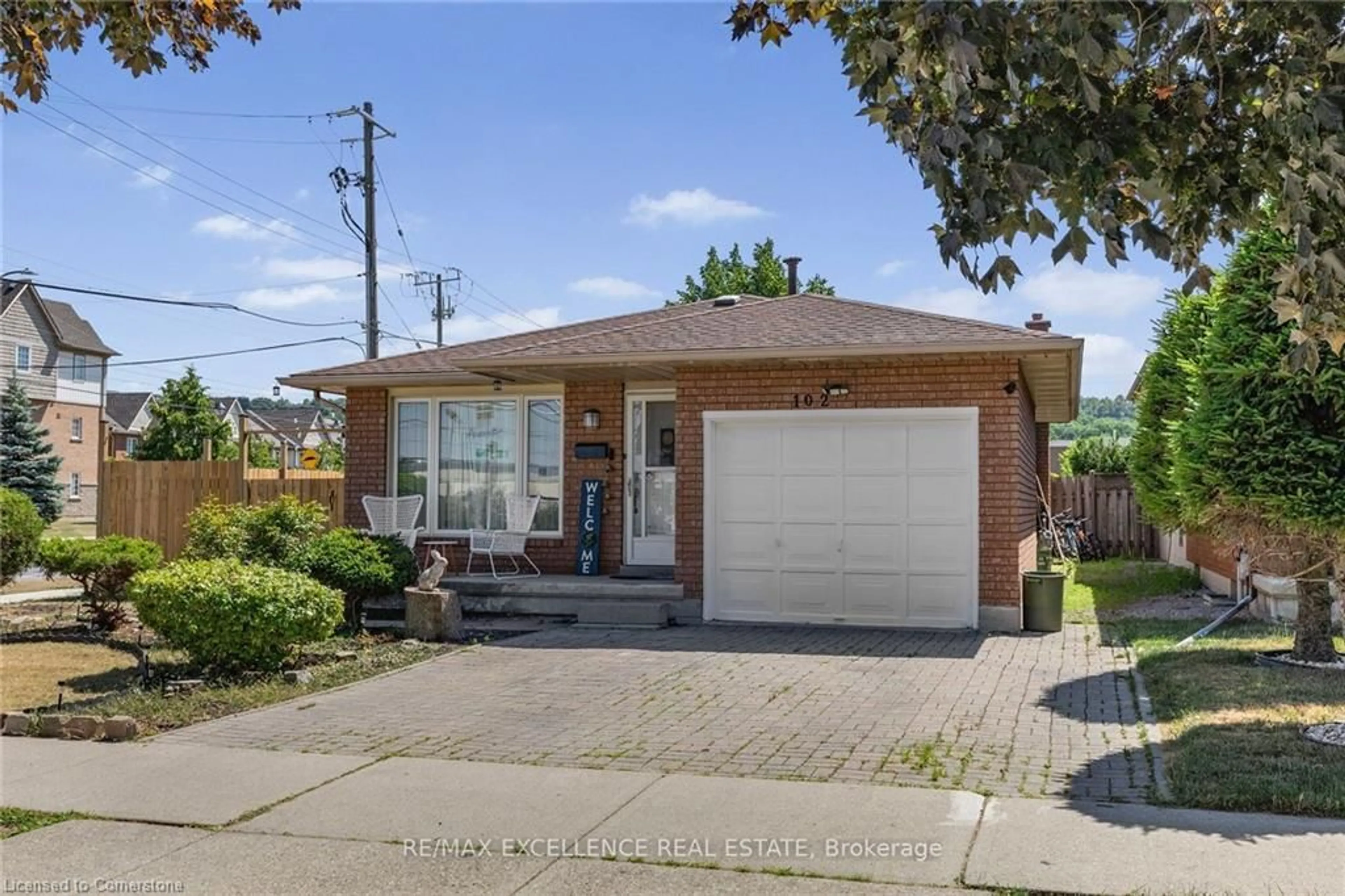 Home with brick exterior material, street for 102 Juniper Dr, Hamilton Ontario L8E 4G6