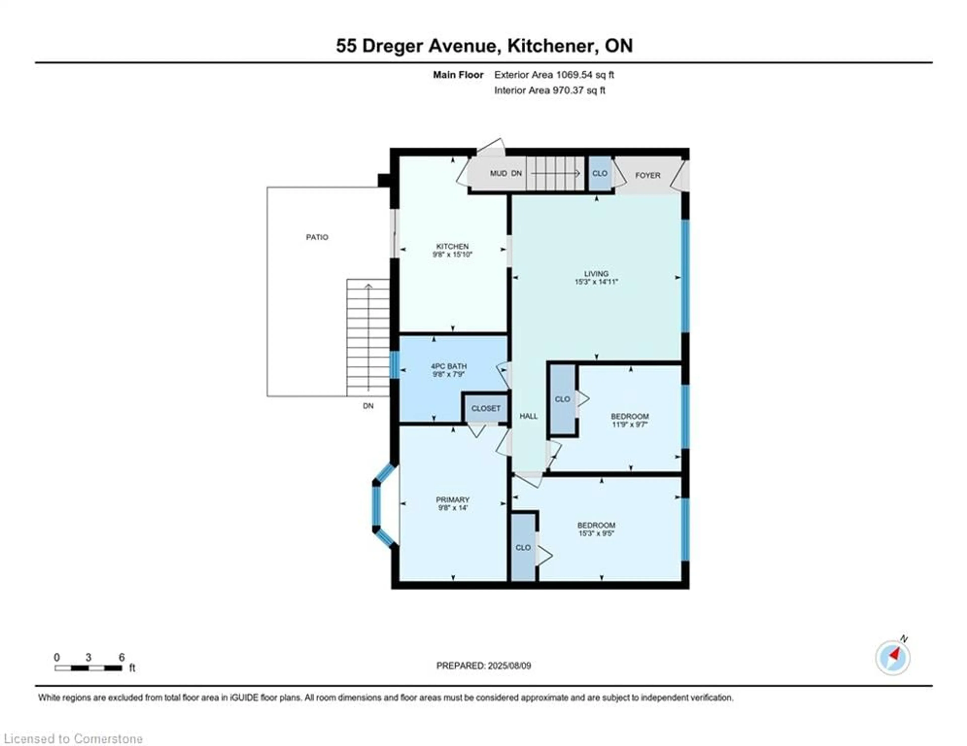 Floor plan for 55 Dreger Ave, Kitchener Ontario N2A 2A5