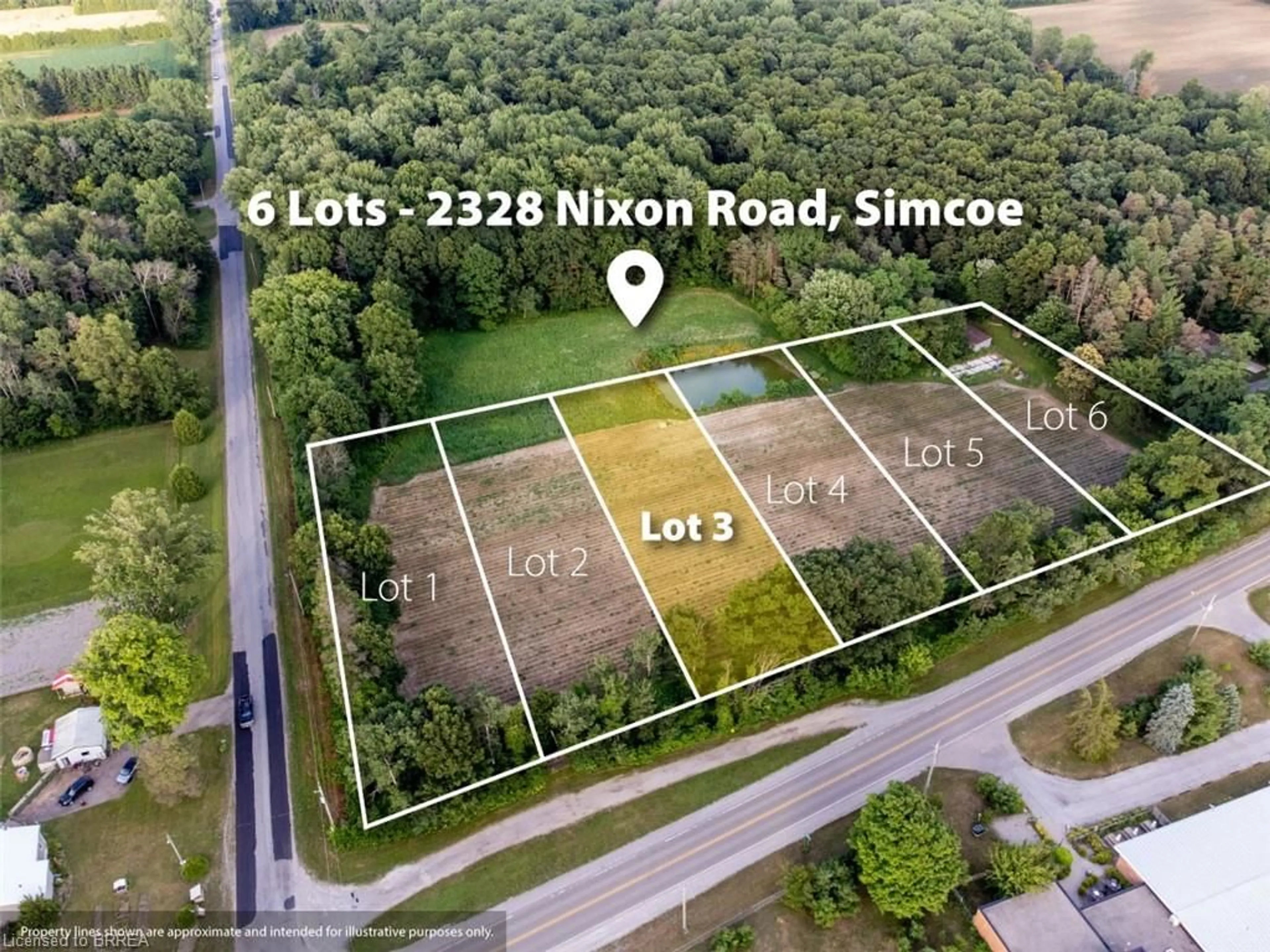 A pic from outside/outdoor area/front of a property/back of a property/a pic from drone, street for 2328 Nixon Rd #3, Simcoe Ontario N3Y 4K6