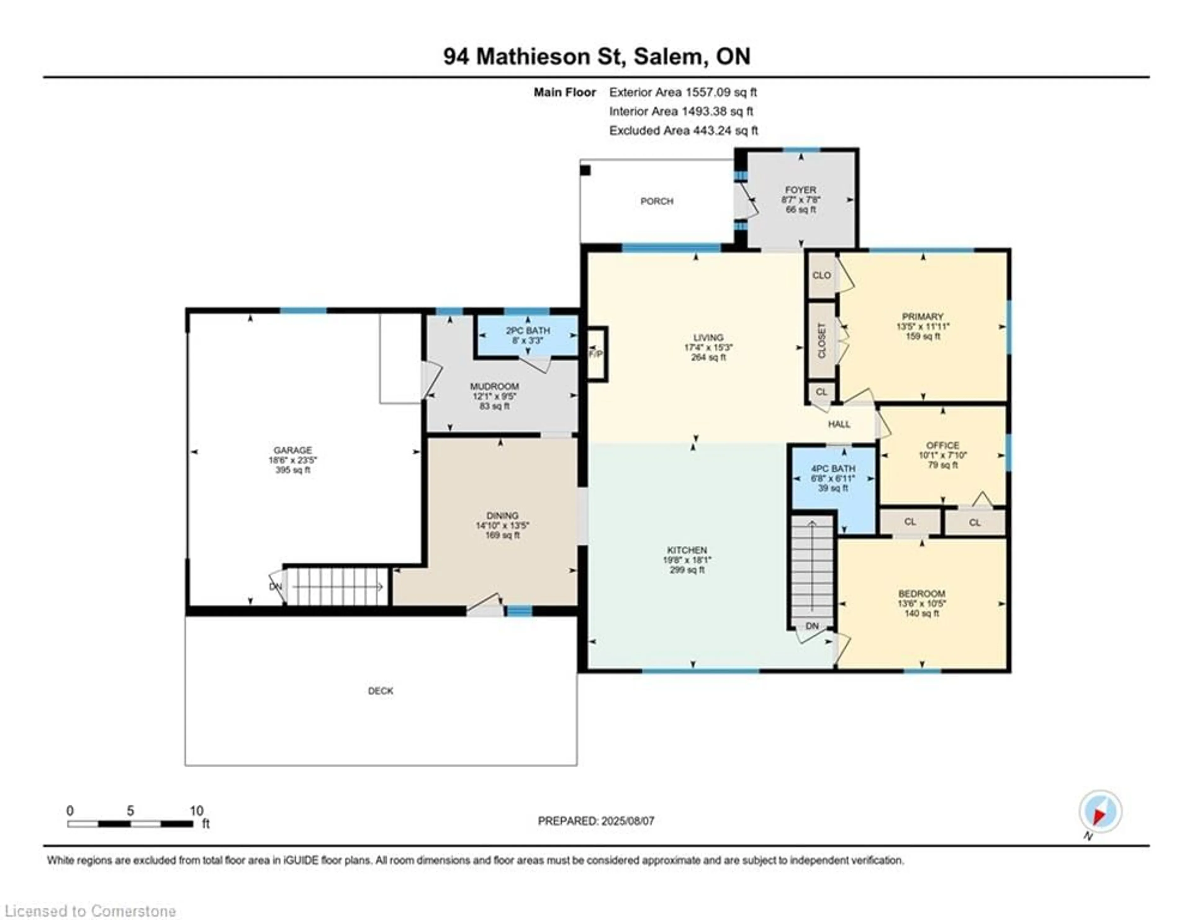 Floor plan for 94 Mathieson St, Elora Ontario N0B 1S0