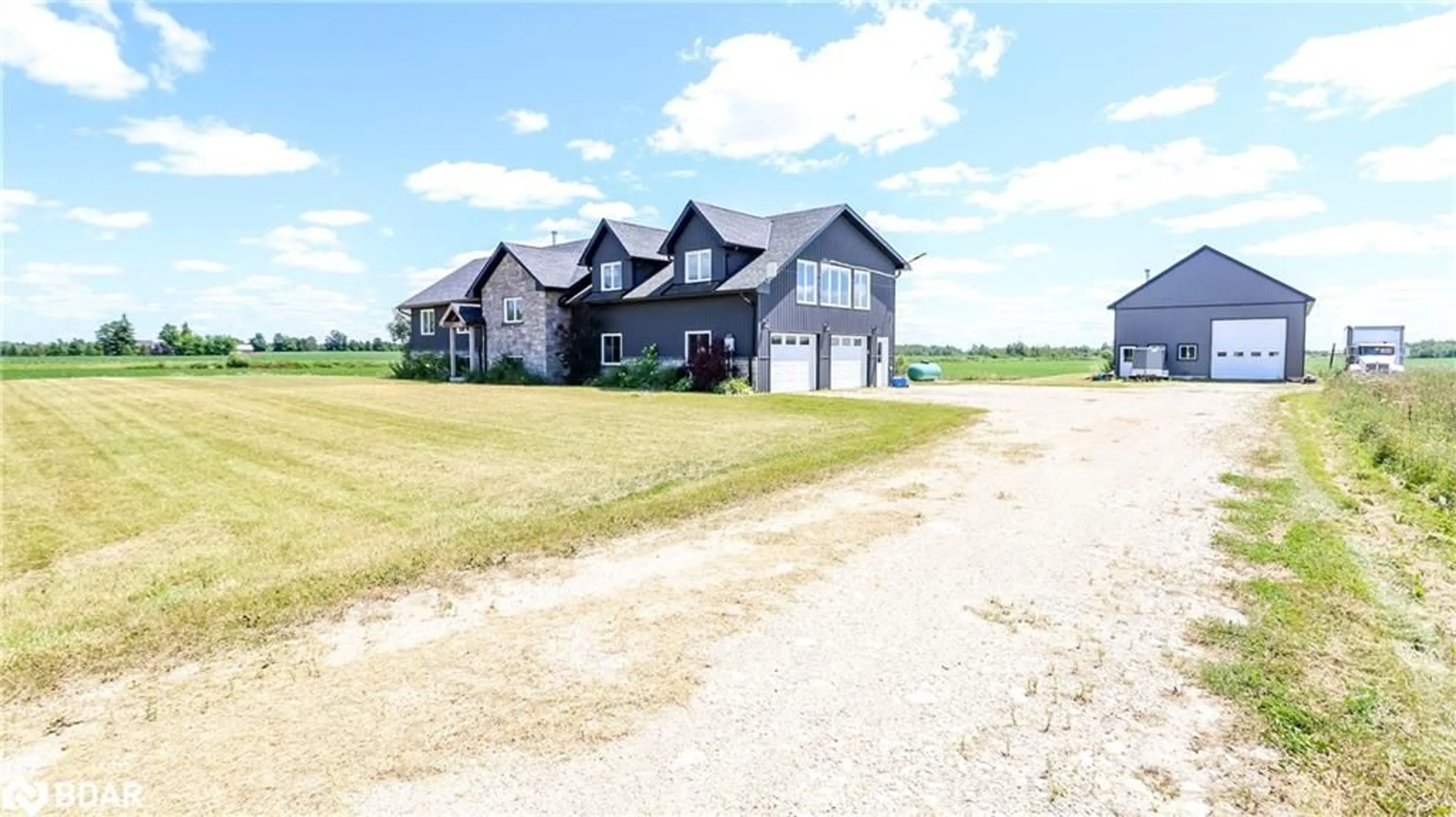 A pic from outside/outdoor area/front of a property/back of a property/a pic from drone, unknown for 126734 Southgate Rd 12 Rd, Dundalk Ontario N0C 1B0