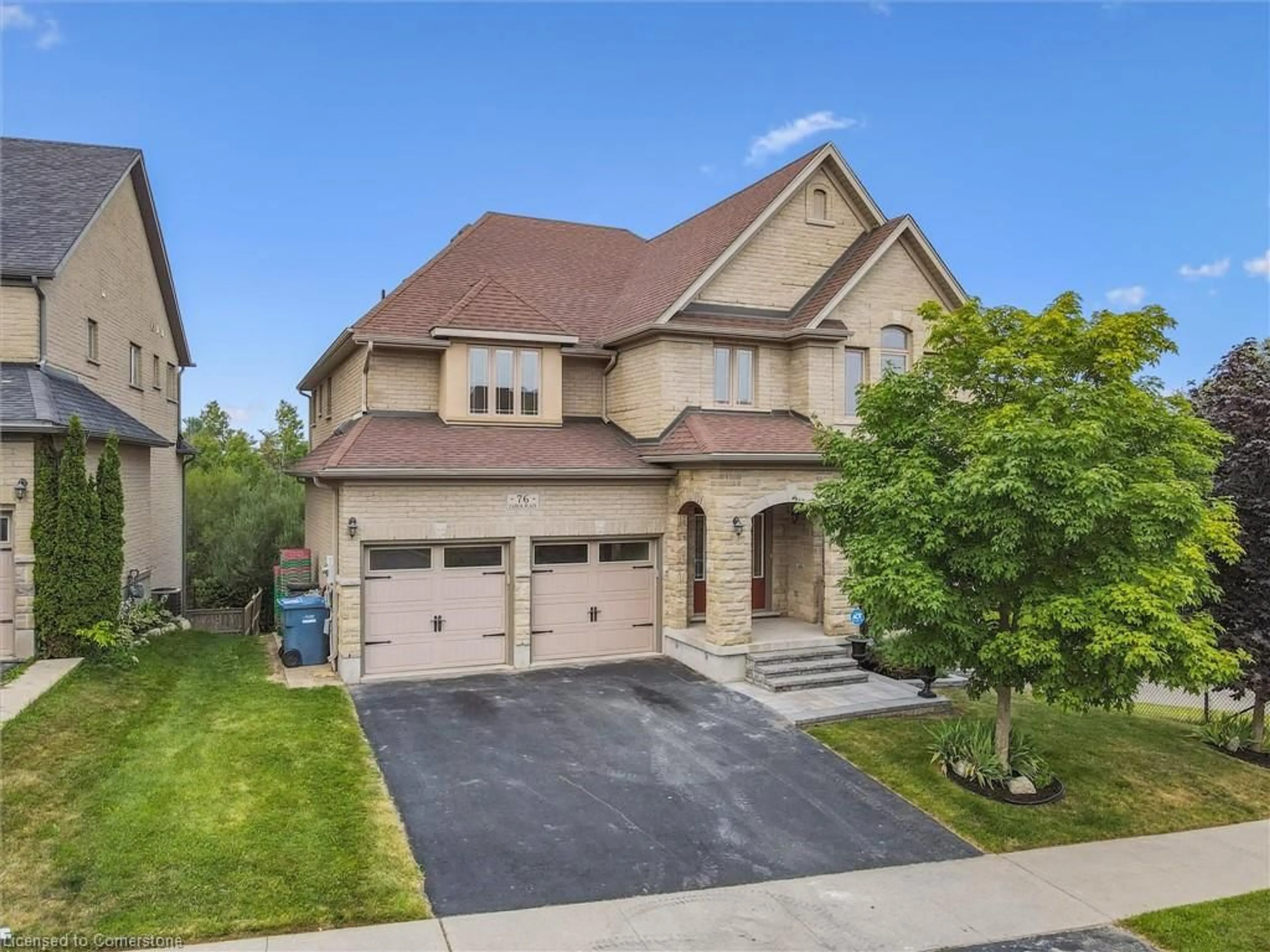 Home with brick exterior material, street for 76 Zaduk Pl, Guelph Ontario N1G 0C5
