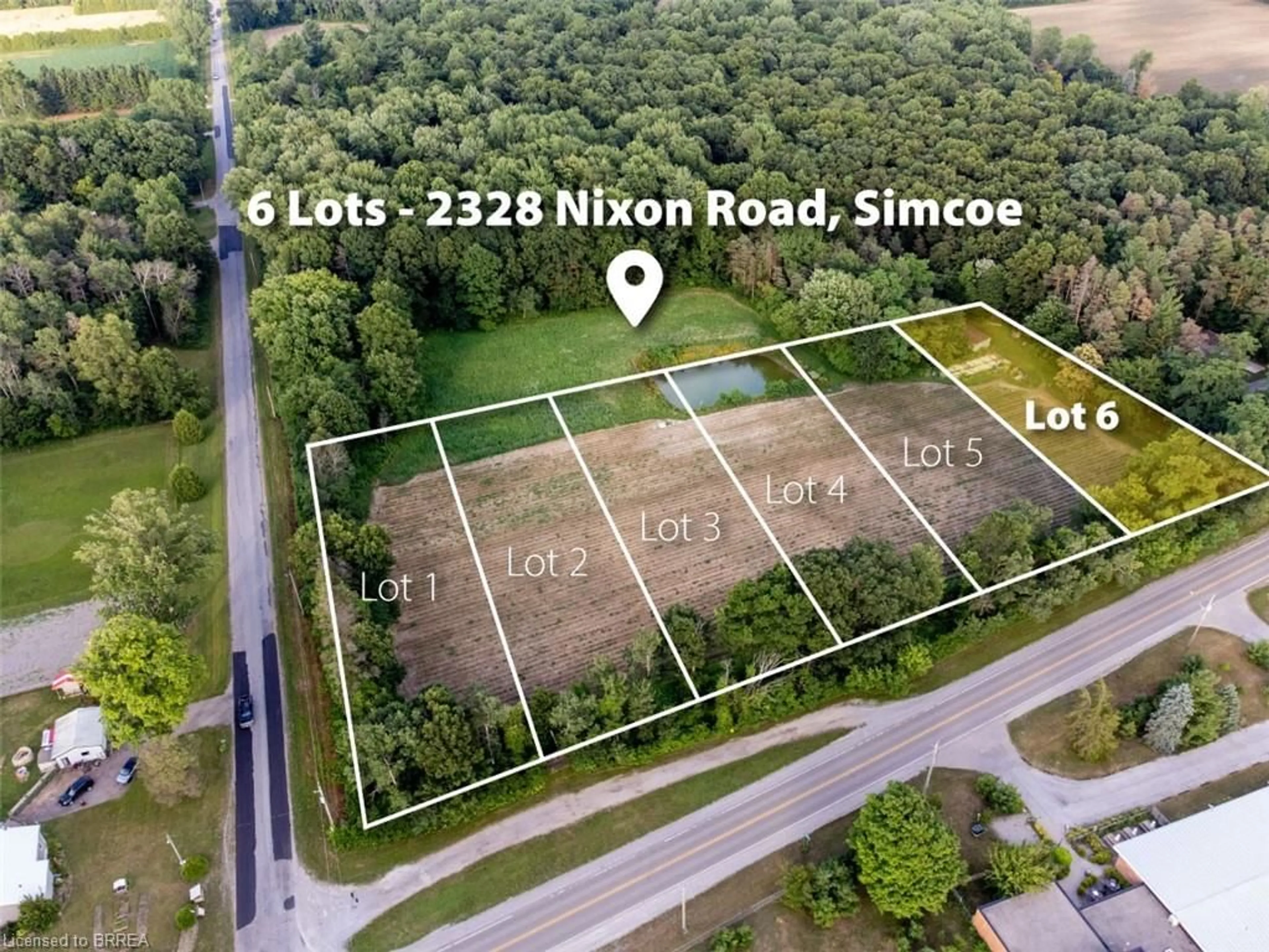 A pic from outside/outdoor area/front of a property/back of a property/a pic from drone, street for 2328 Nixon Rd #6, Simcoe Ontario N3Y 4K6