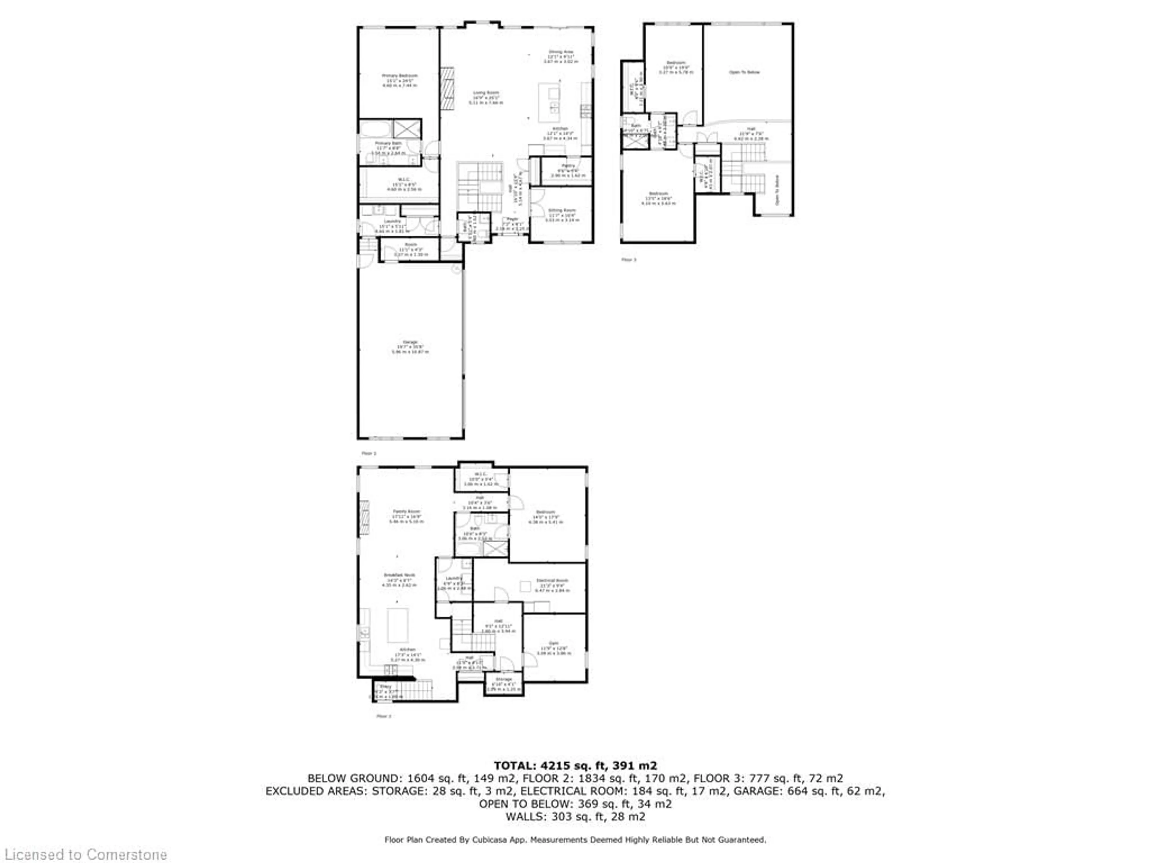 Floor plan for 671 Rymal Rd, Hamilton Ontario L9B 2N9