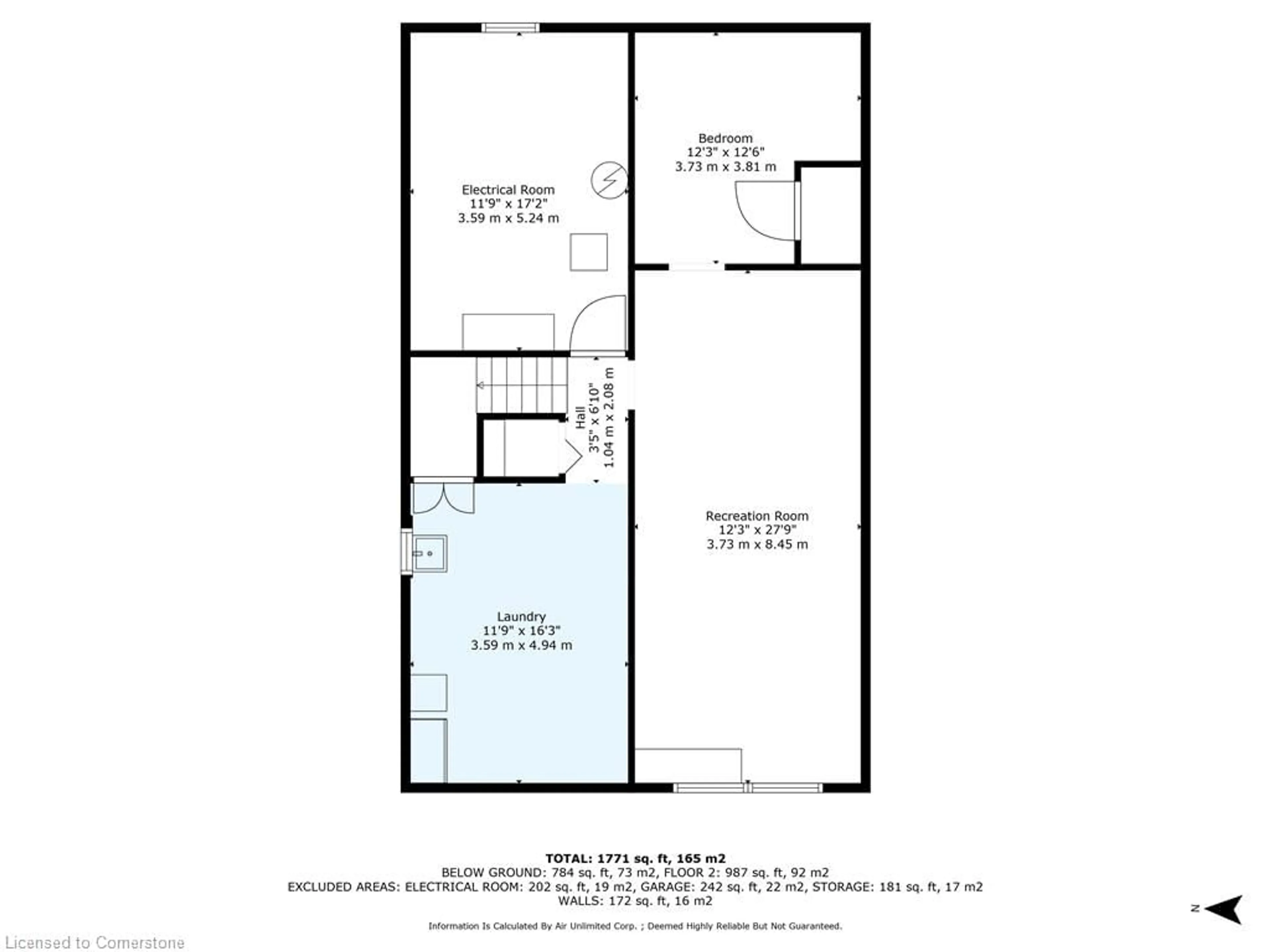 Floor plan for 50 Odessa St, Stoney Creek Ontario L8J 1A4