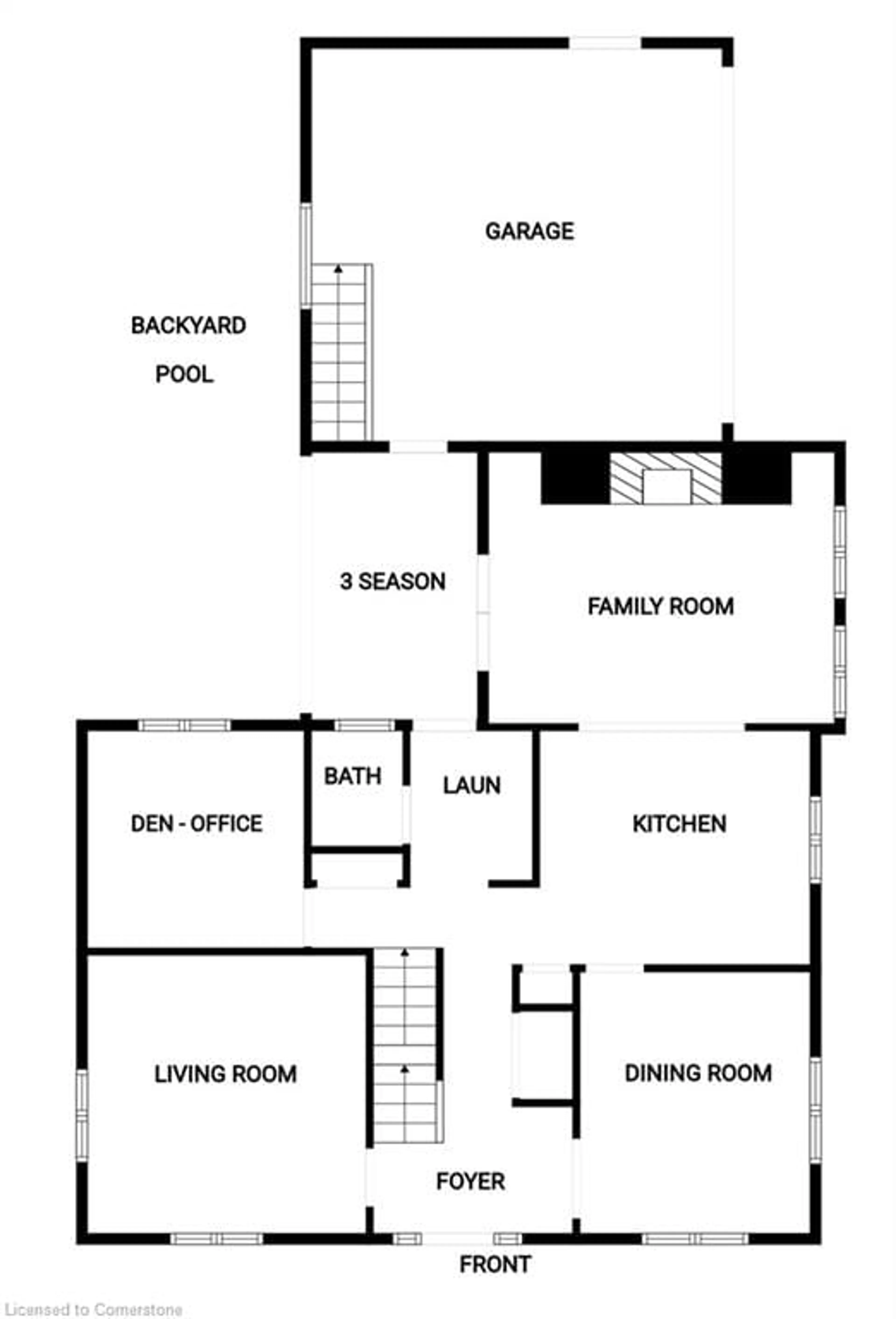 Floor plan for 24 Shaw St St, Caledonia Ontario N3W 1K2