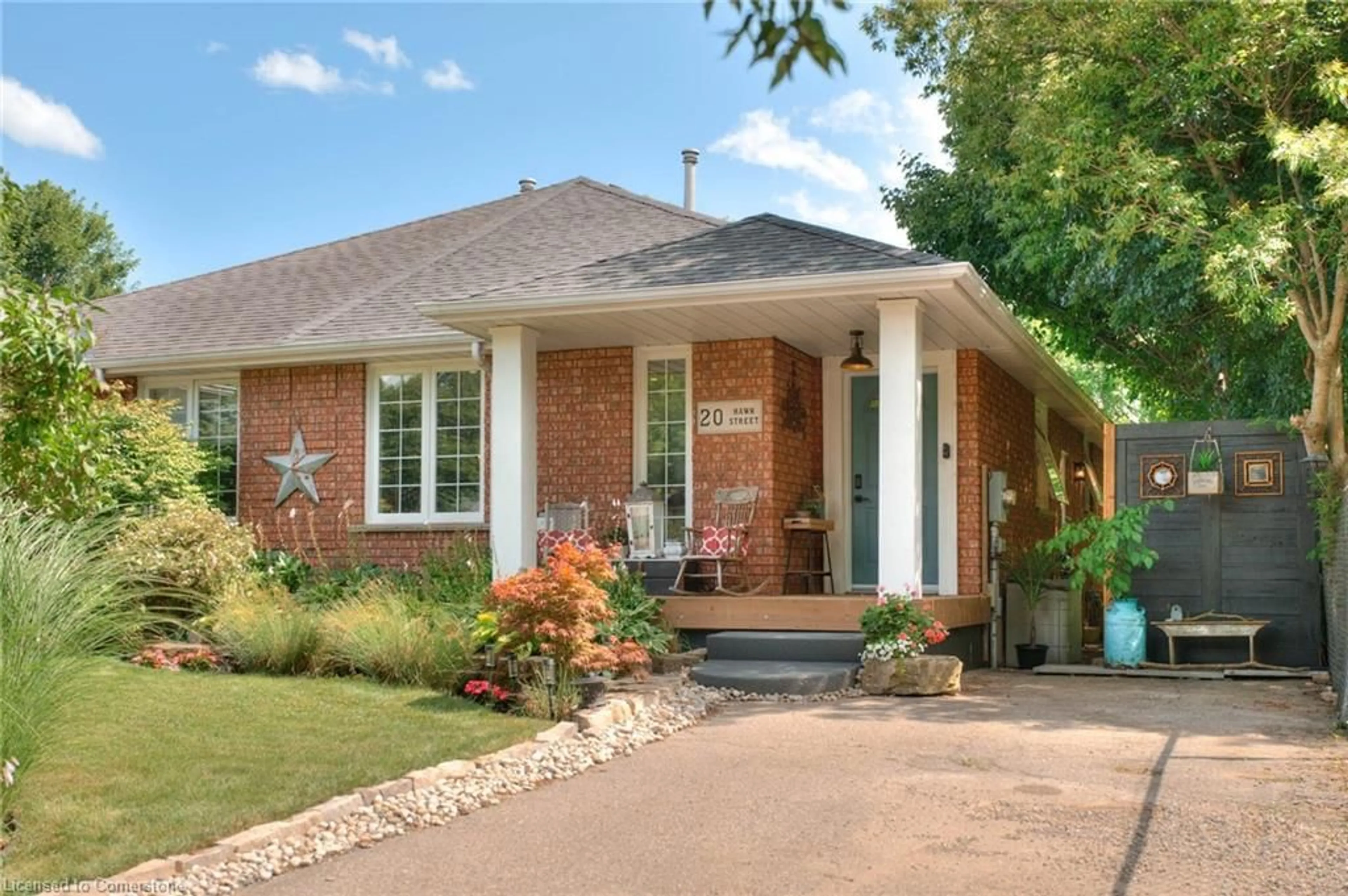 Home with brick exterior material, street for 20 Hawk St, St. George Ontario N0E 1N0