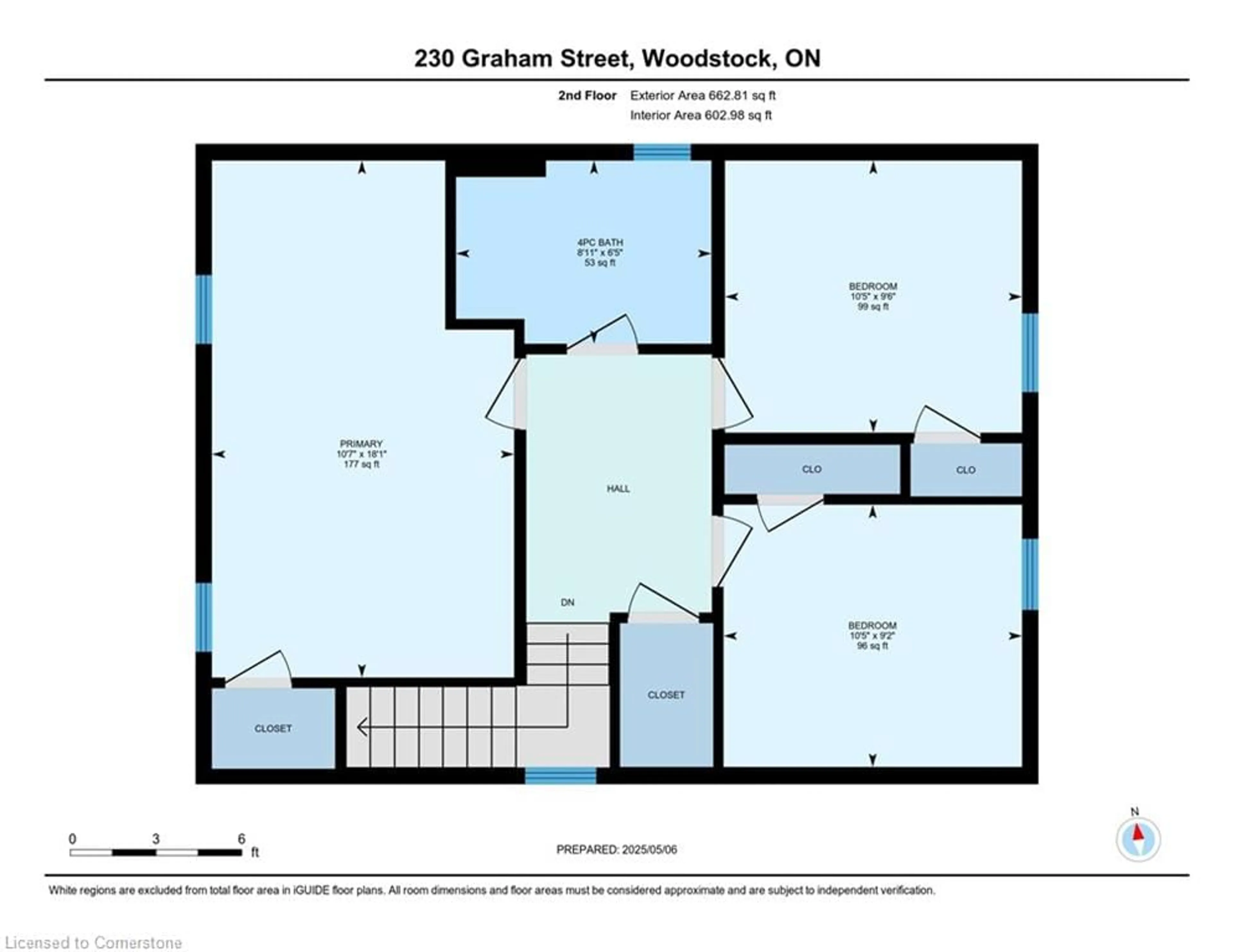 Floor plan for 230 Graham St, Woodstock Ontario N4S 6K7