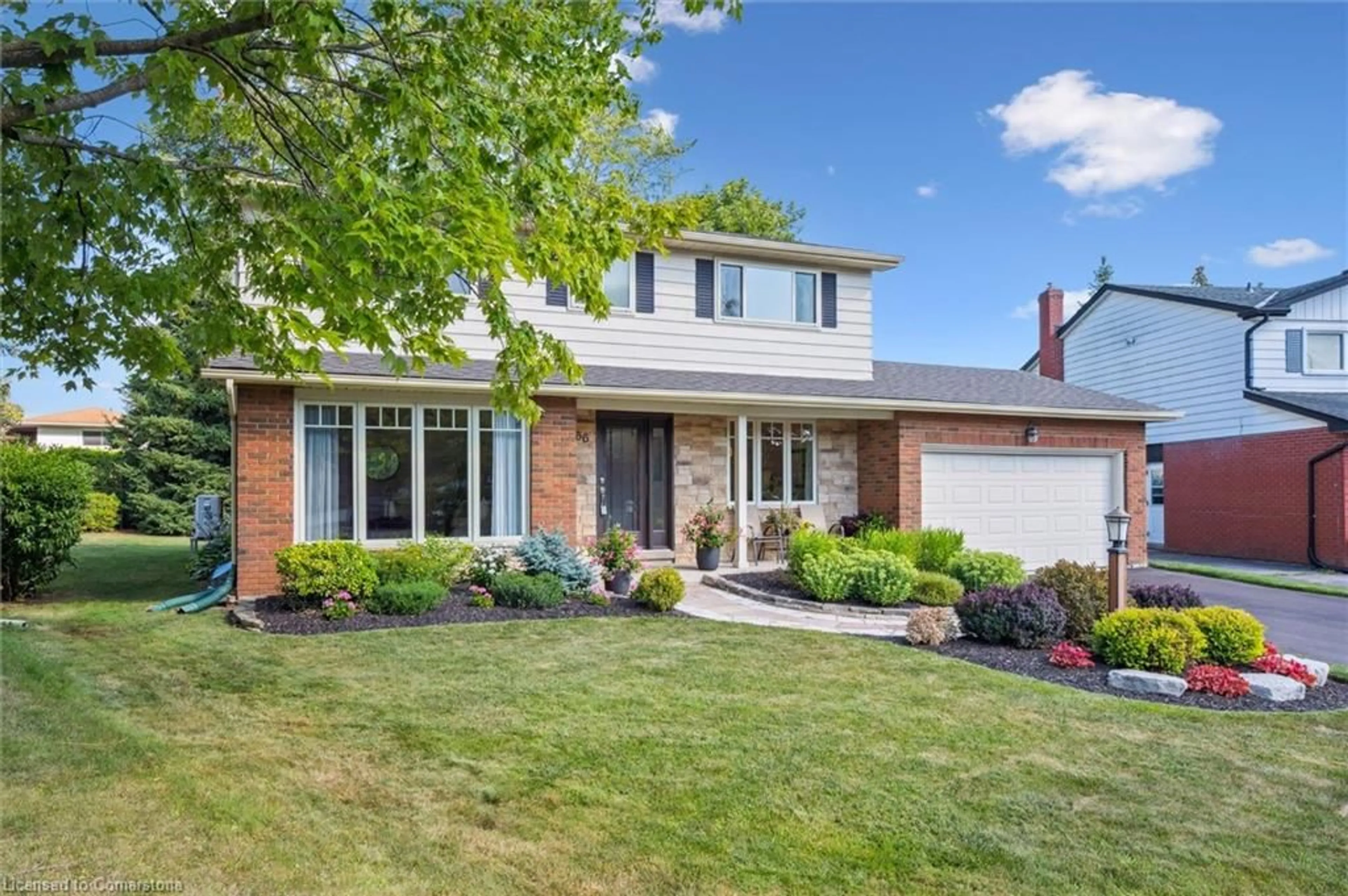 Home with brick exterior material, street for 66 Pinehurst Cres, Kitchener Ontario N2N 1E4