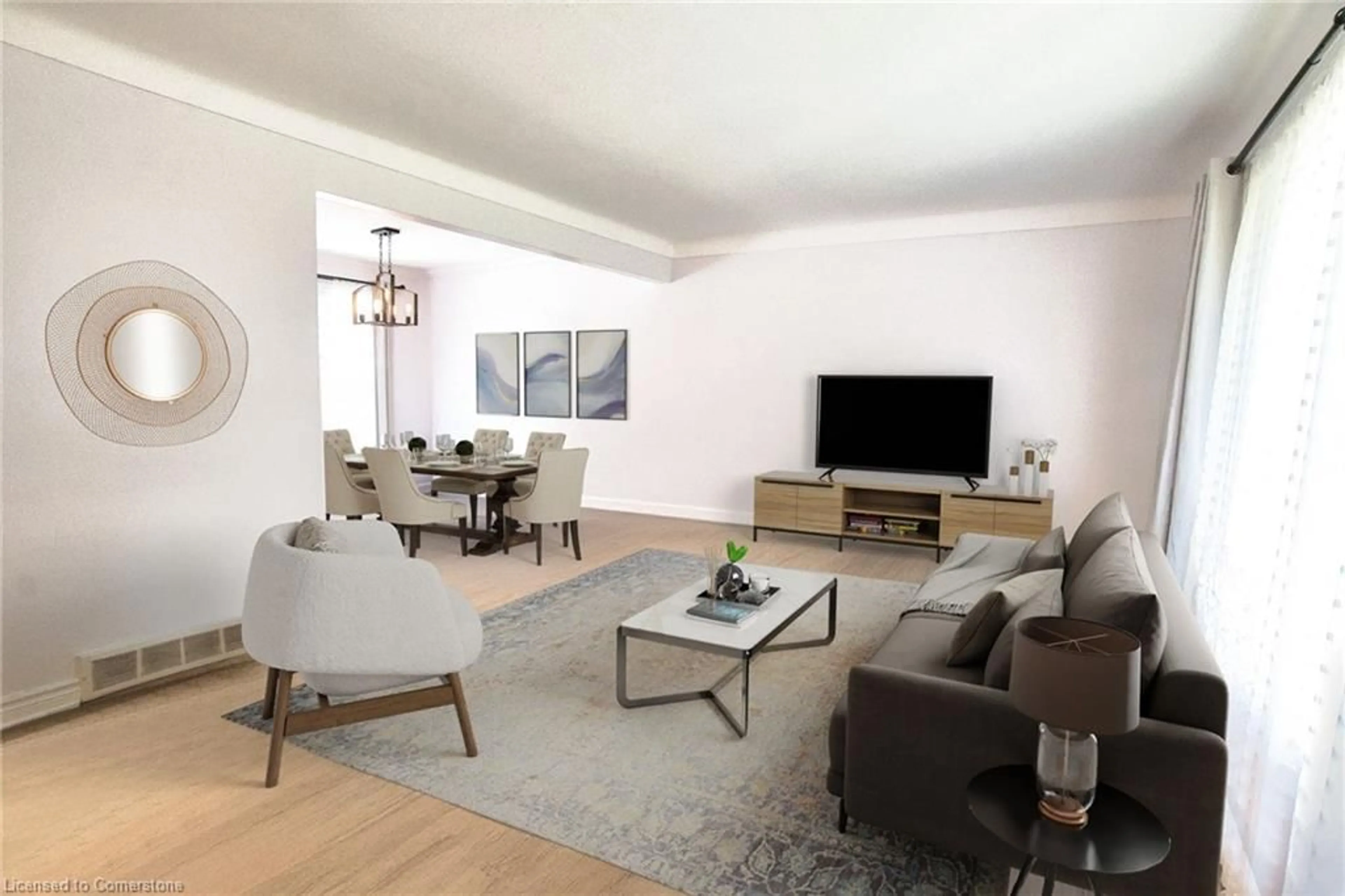 Living room with furniture, unknown for 3 Colonial Crt, St. Catharines Ontario L2N 2R2