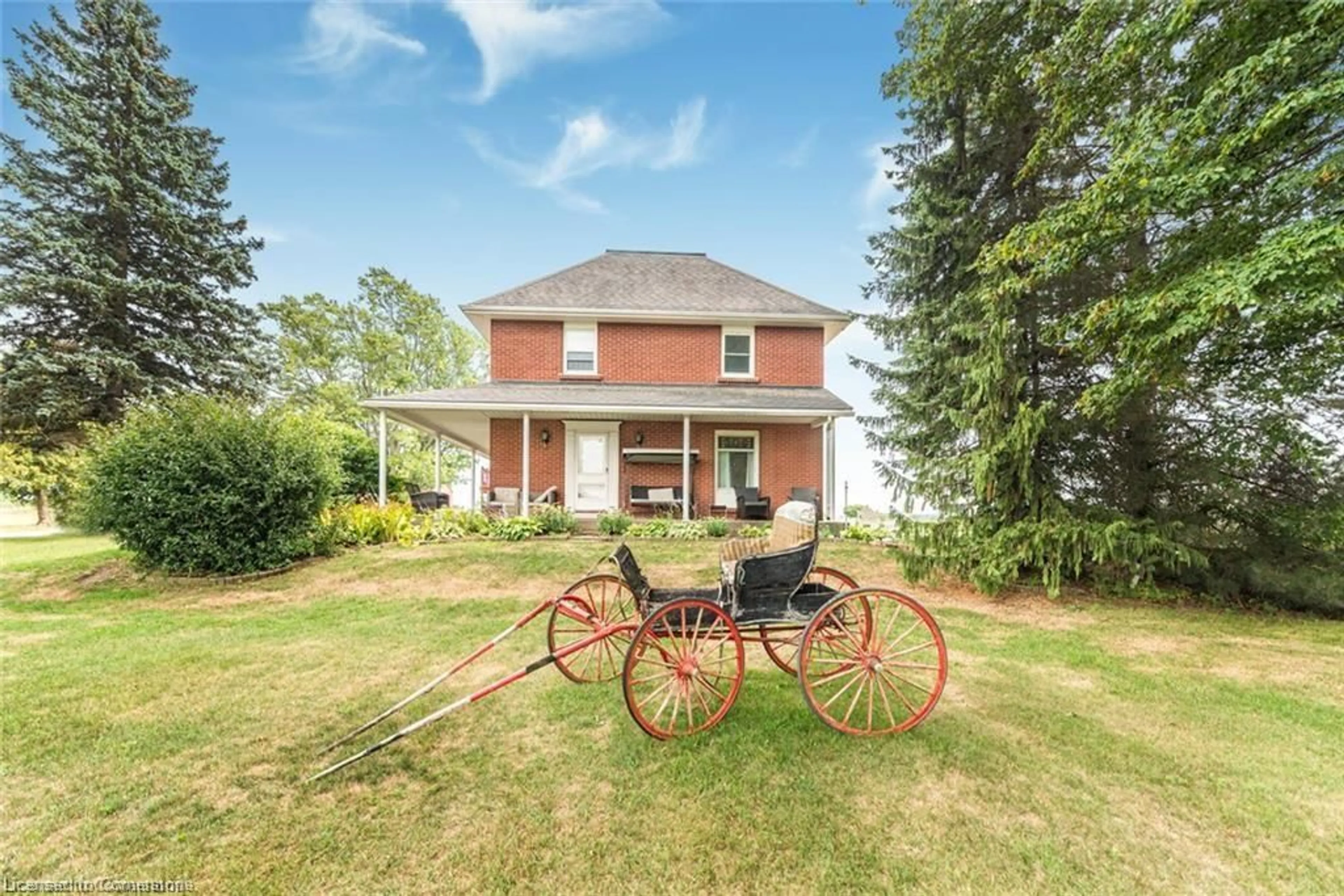 A pic from outside/outdoor area/front of a property/back of a property/a pic from drone, building for 1590 Middleton North Walsingham Rd, Walsingham Ontario N4B 2W4