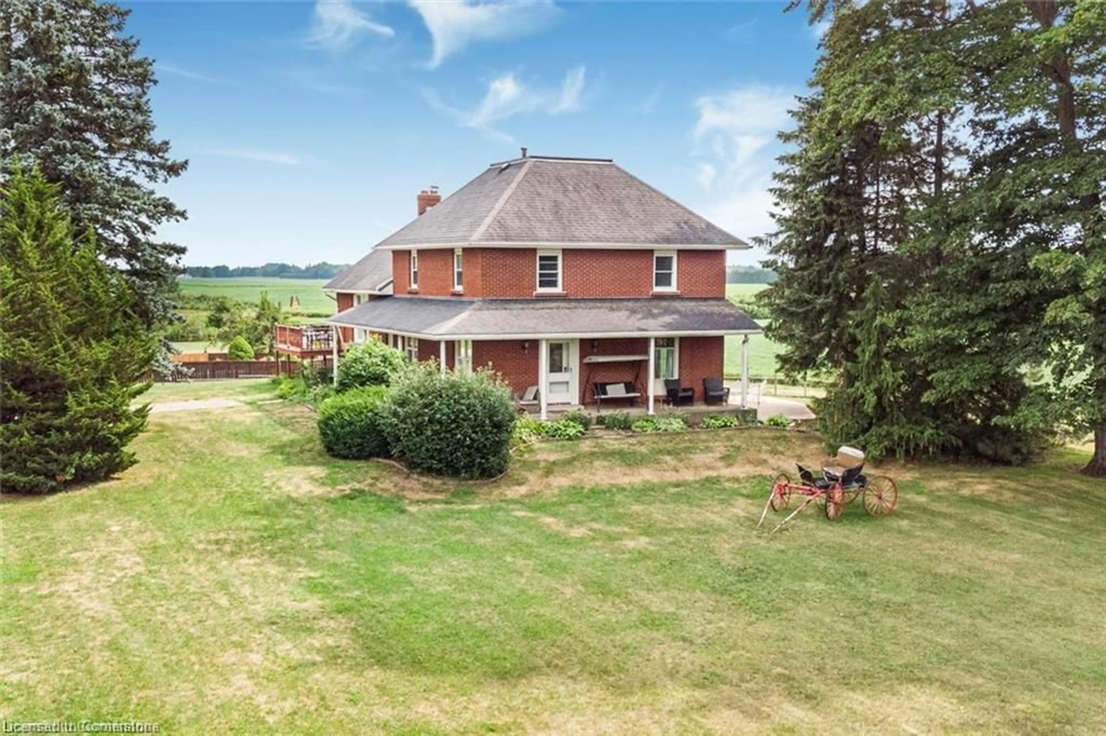 A pic from outside/outdoor area/front of a property/back of a property/a pic from drone, building for 1590 Middleton North Walsingham Rd, Walsingham Ontario N4B 2W4