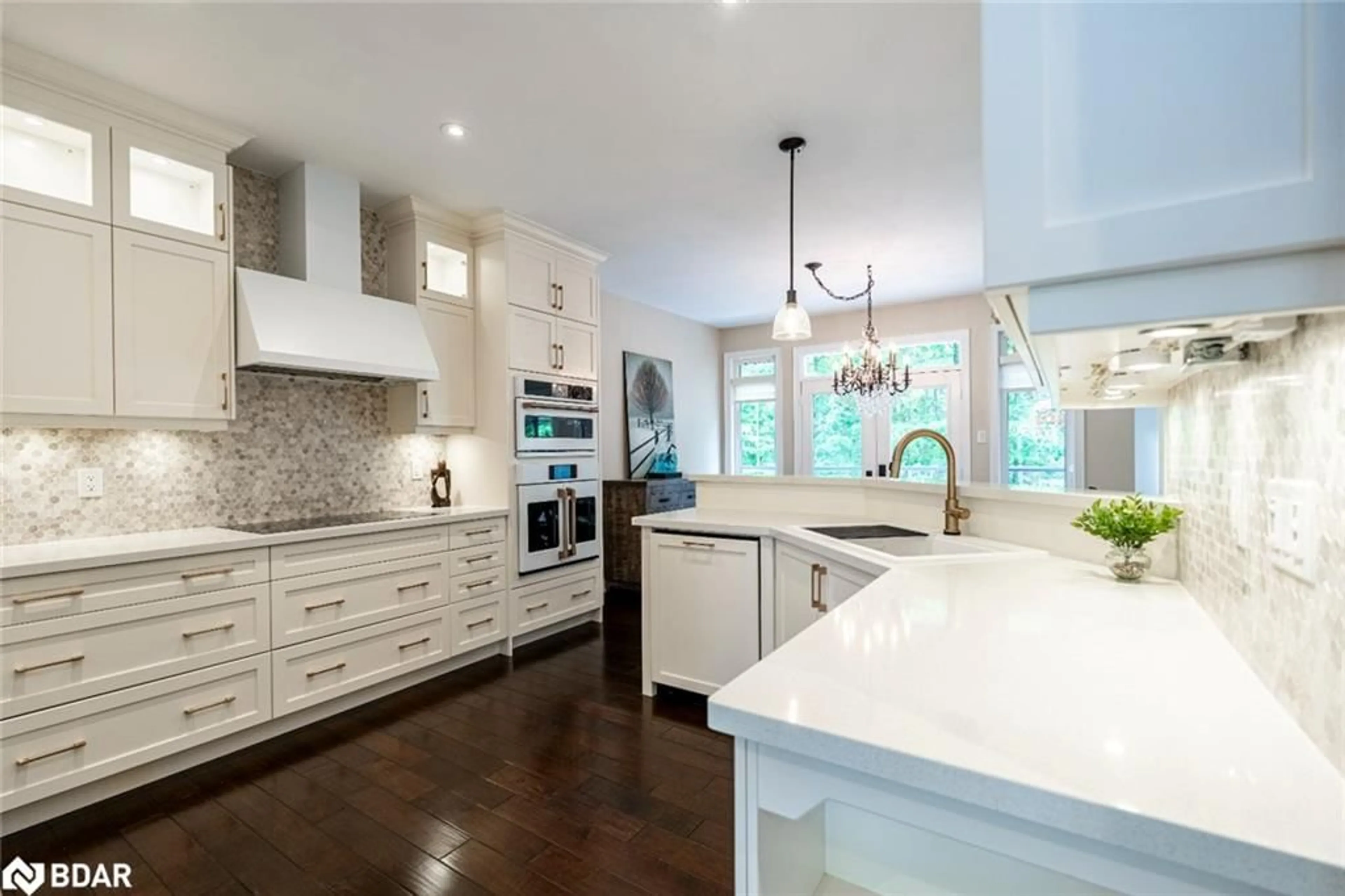 Contemporary kitchen, ceramic/tile floor for 11 Emerald Terrace, Oro-Medonte Ontario L0L 2E0