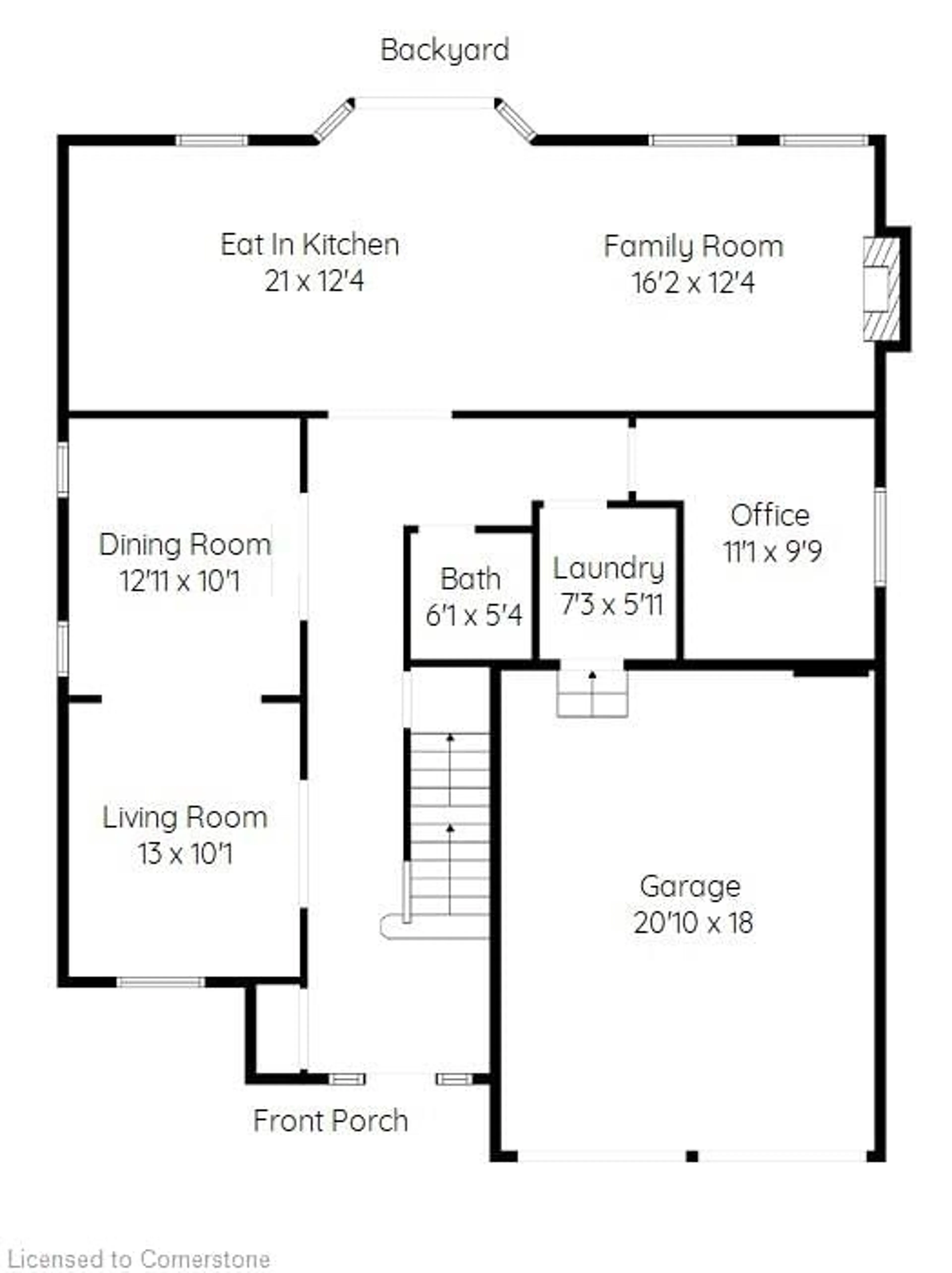 Floor plan for 152 Tollgate Dr, Ancaster Ontario L9C 5C8