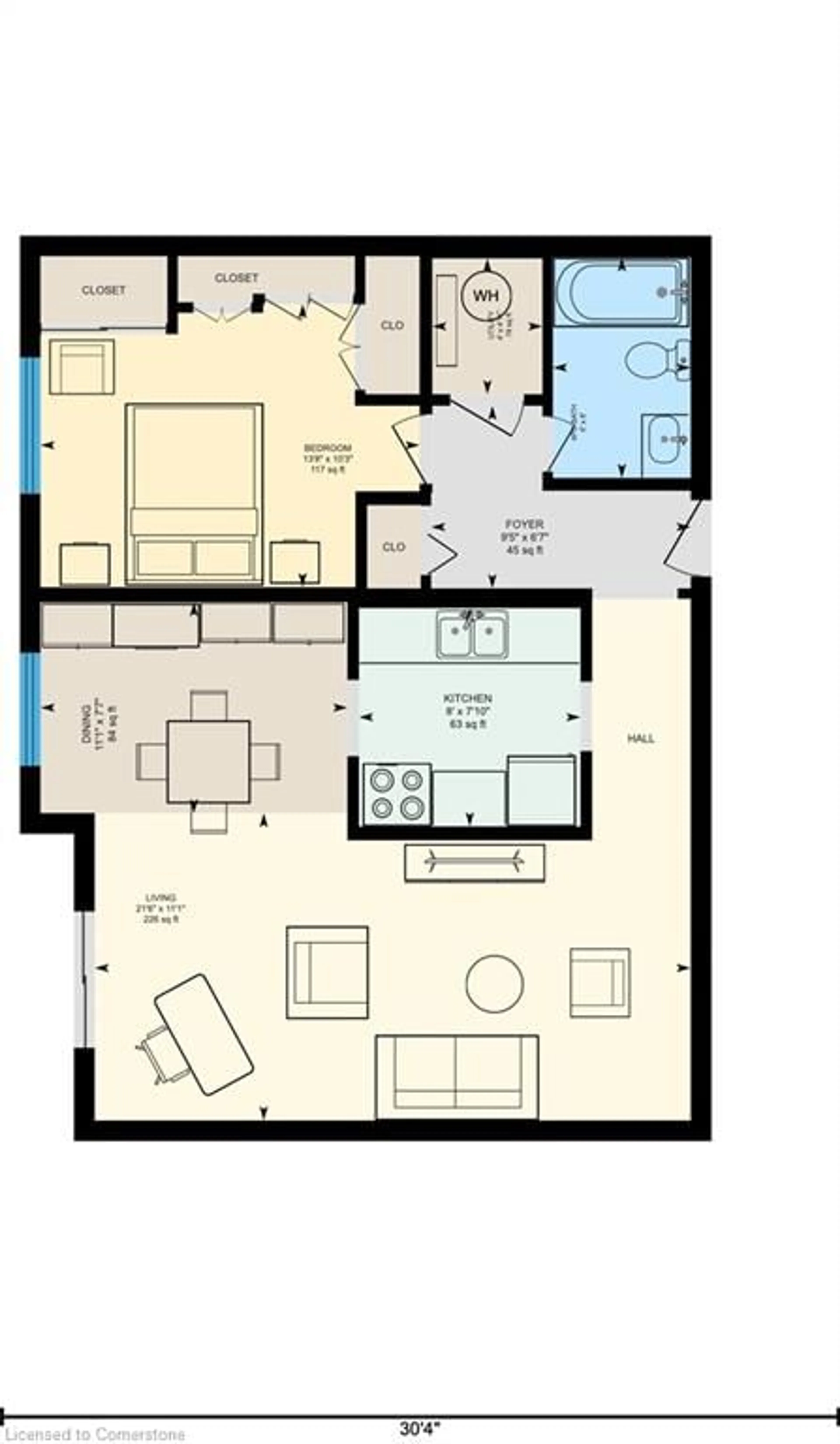 Floor plan for 4209 Hixon St #111, Beamsville Ontario L3J 0K2