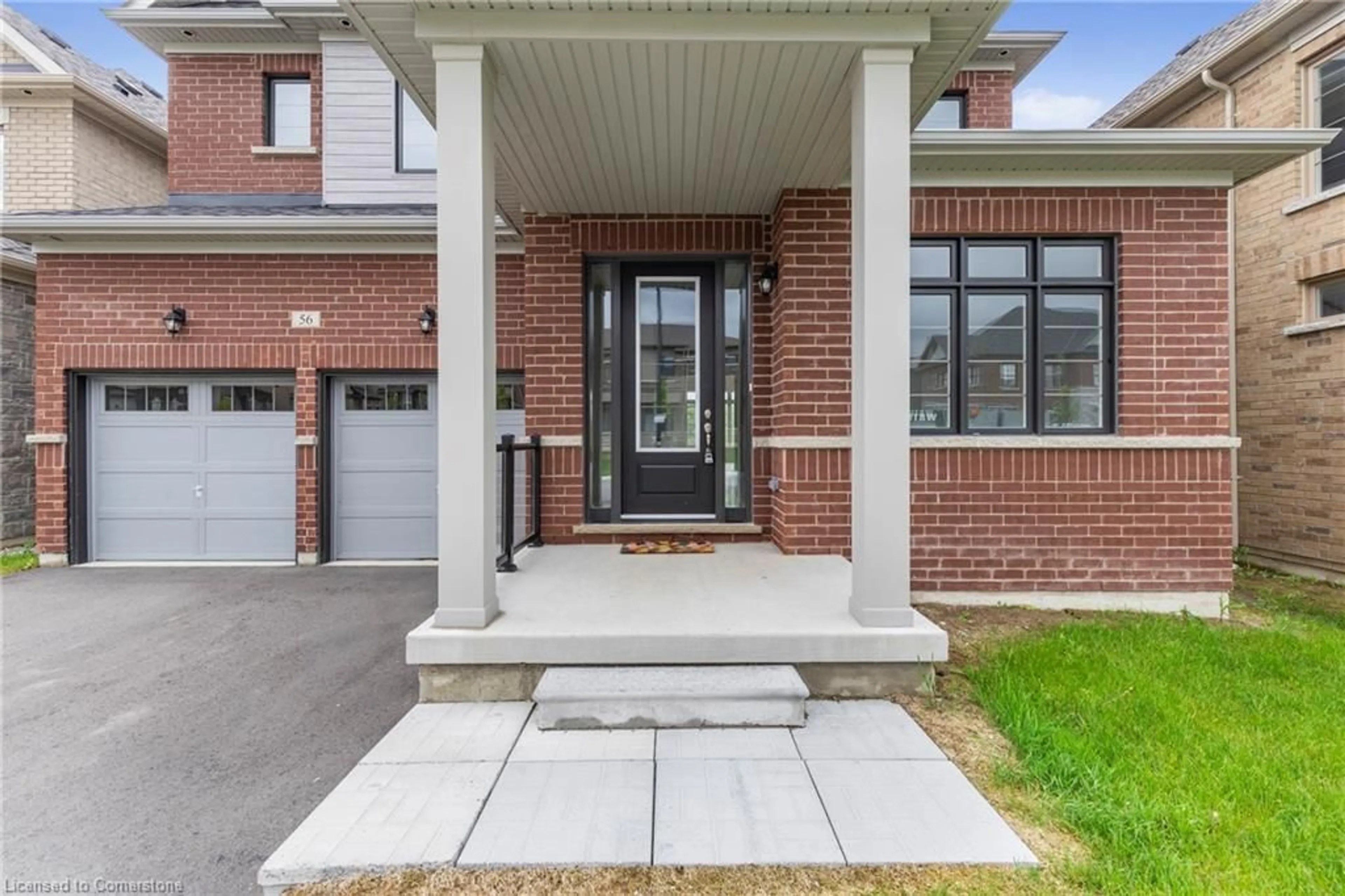 Home with brick exterior material, street for 56 Calypso Ave, Midhurst Ontario L0L 1Y3