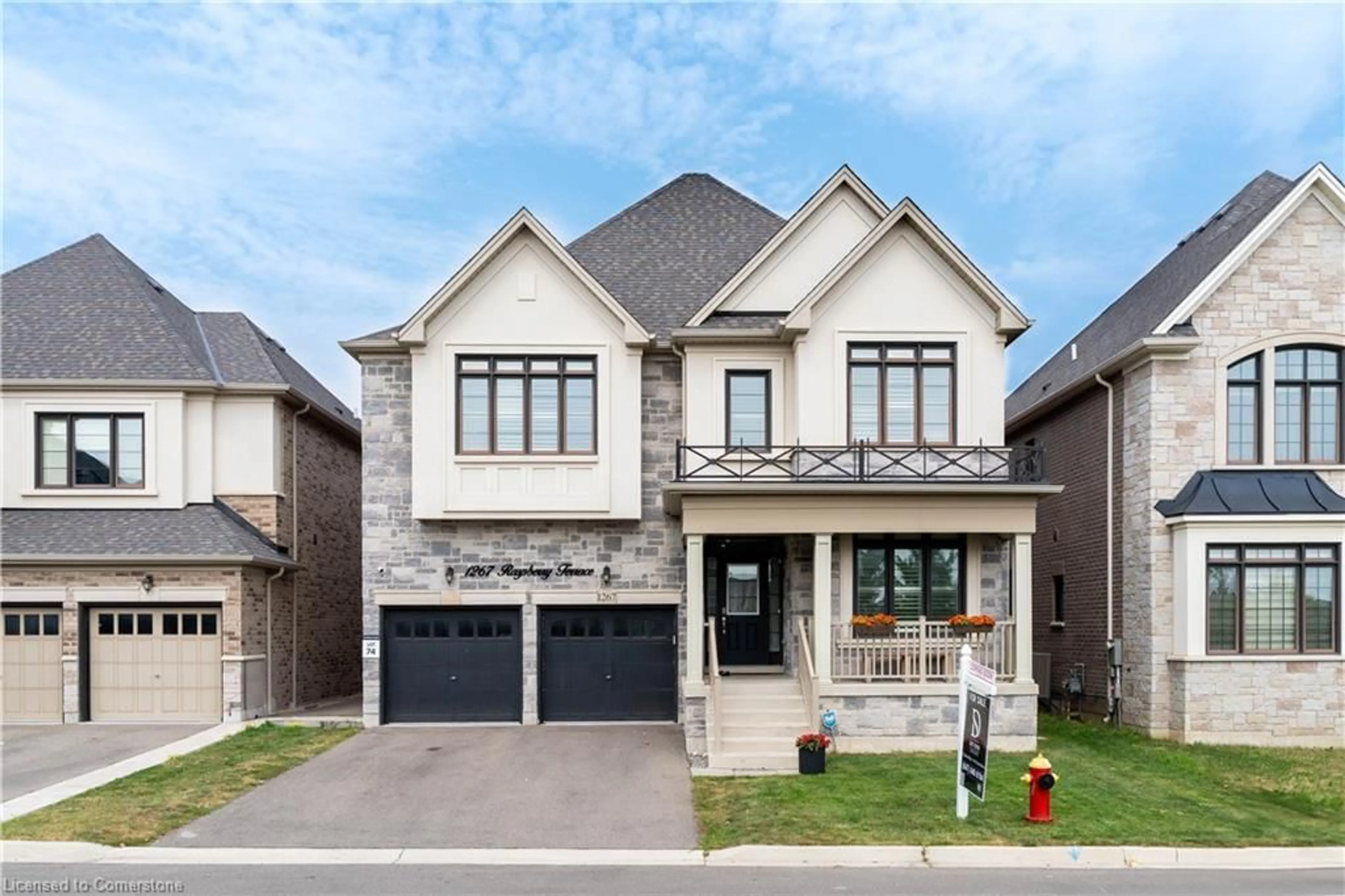 Home with brick exterior material, street for 1267 Raspberry Terrace, Milton Ontario L9E 1N1