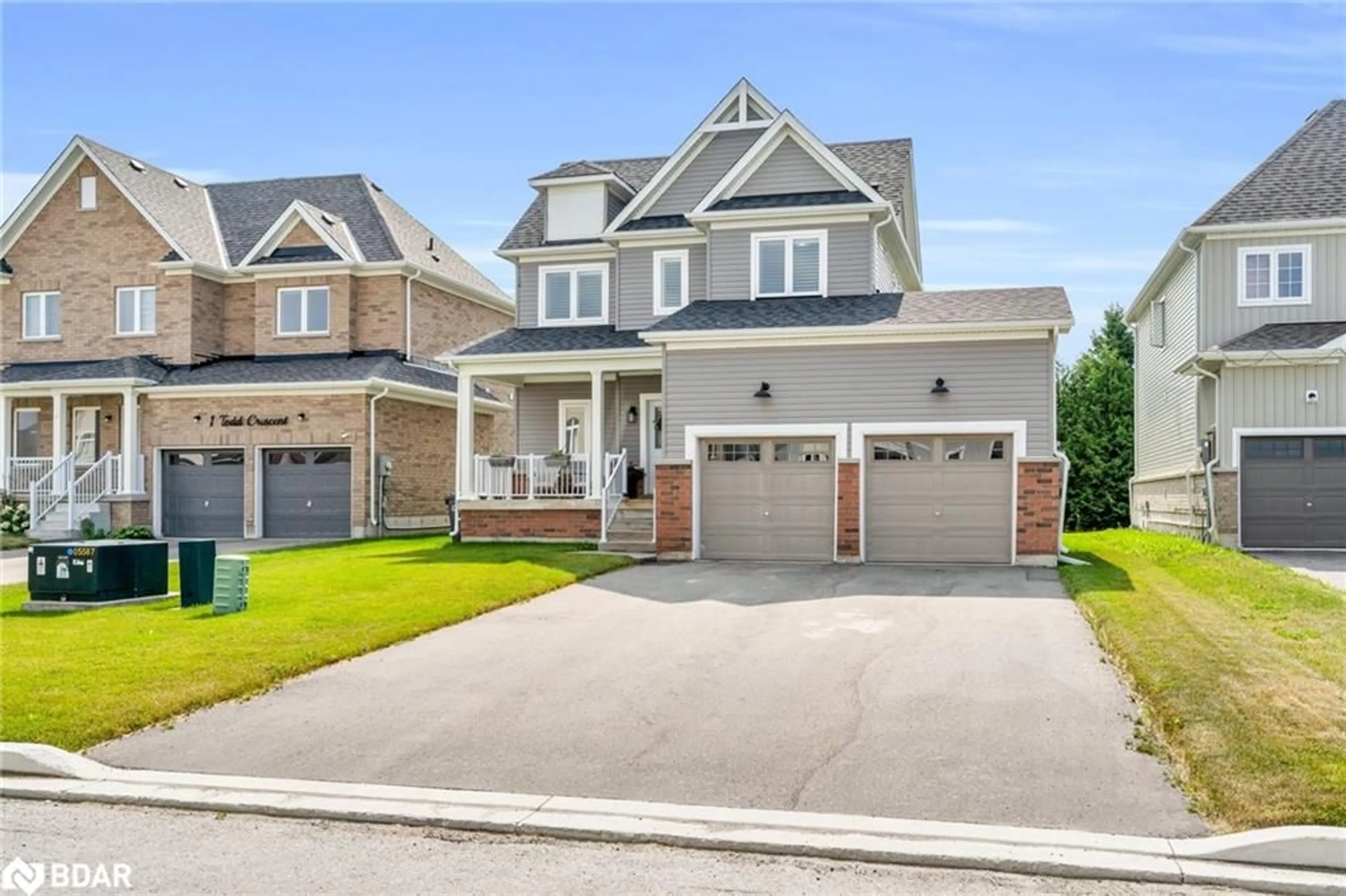 Home with brick exterior material, street for 3 Todd Crescent, Southgate Ontario N0C 1B0