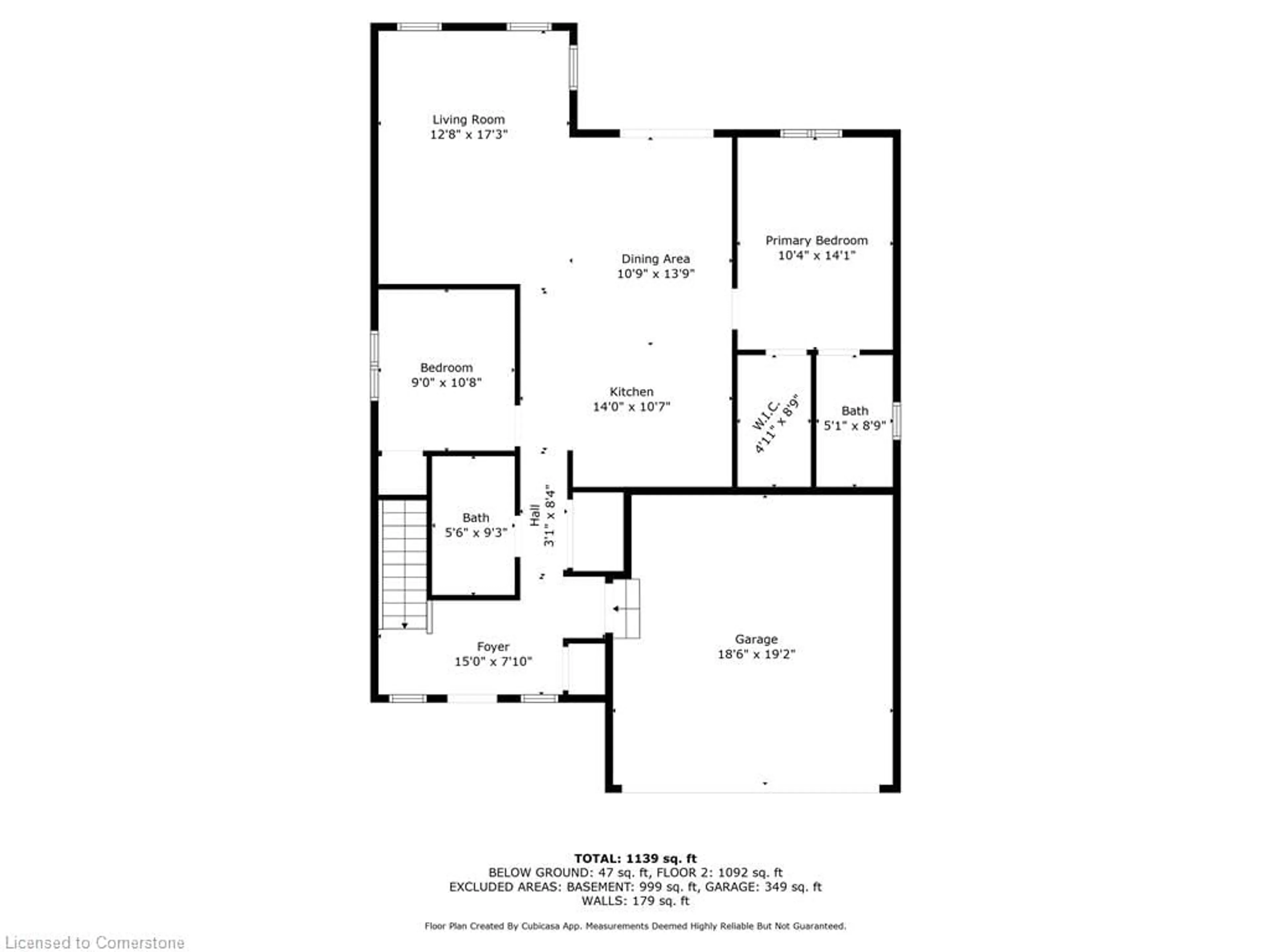 Floor plan for 3923 Sunset Lane, Vineland Ontario L0R 2C0