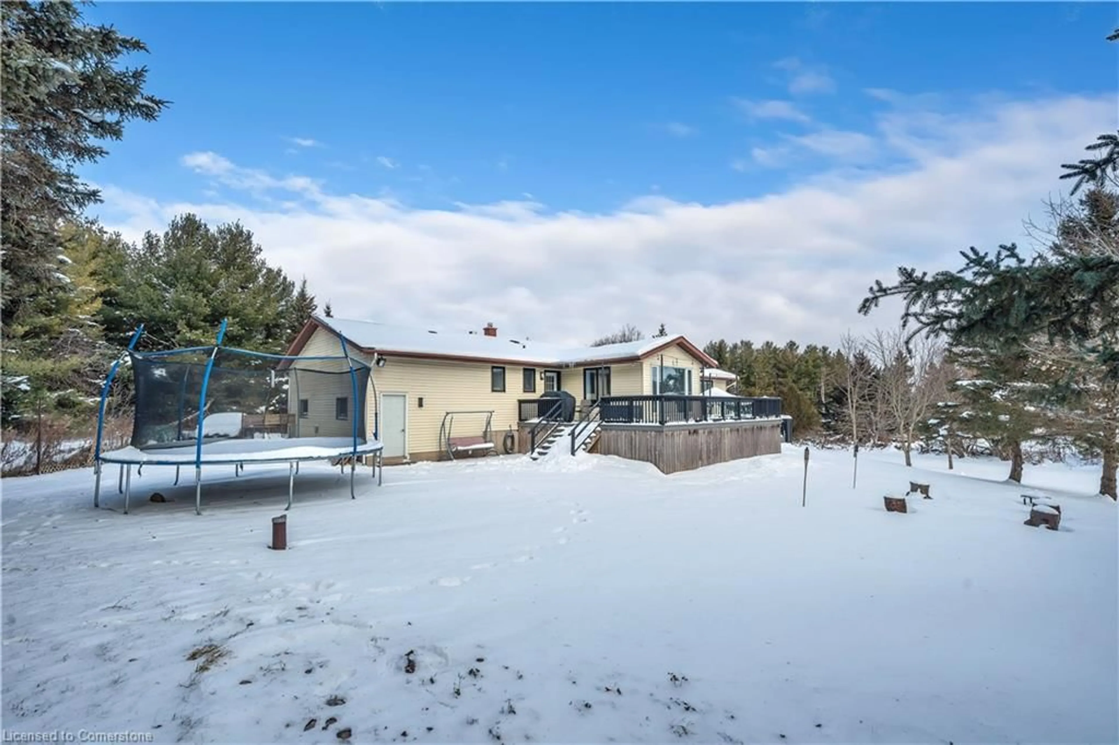 A pic from outside/outdoor area/front of a property/back of a property/a pic from drone, water/lake/river/ocean view for 5702 Sixth Line, Hillsburg Ontario N0B 1Z0