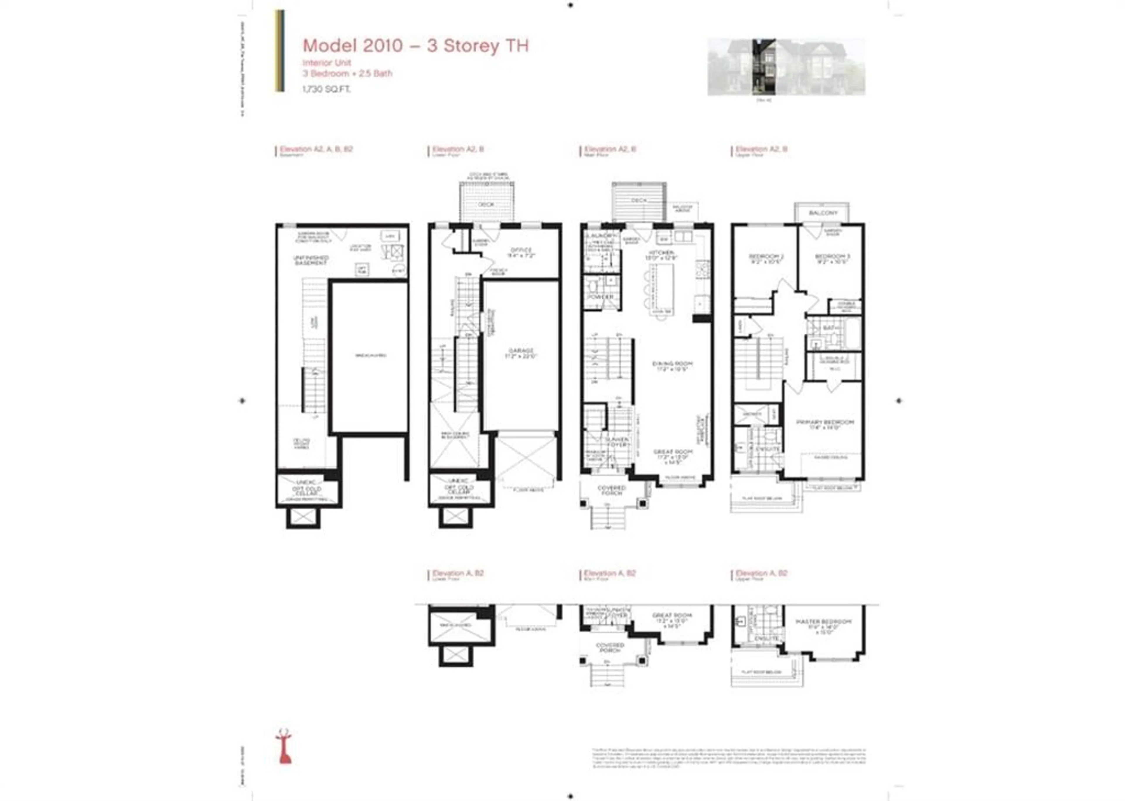 Floor plan for 44 Brandon Cres, Tottenham Ontario L0G 1W0