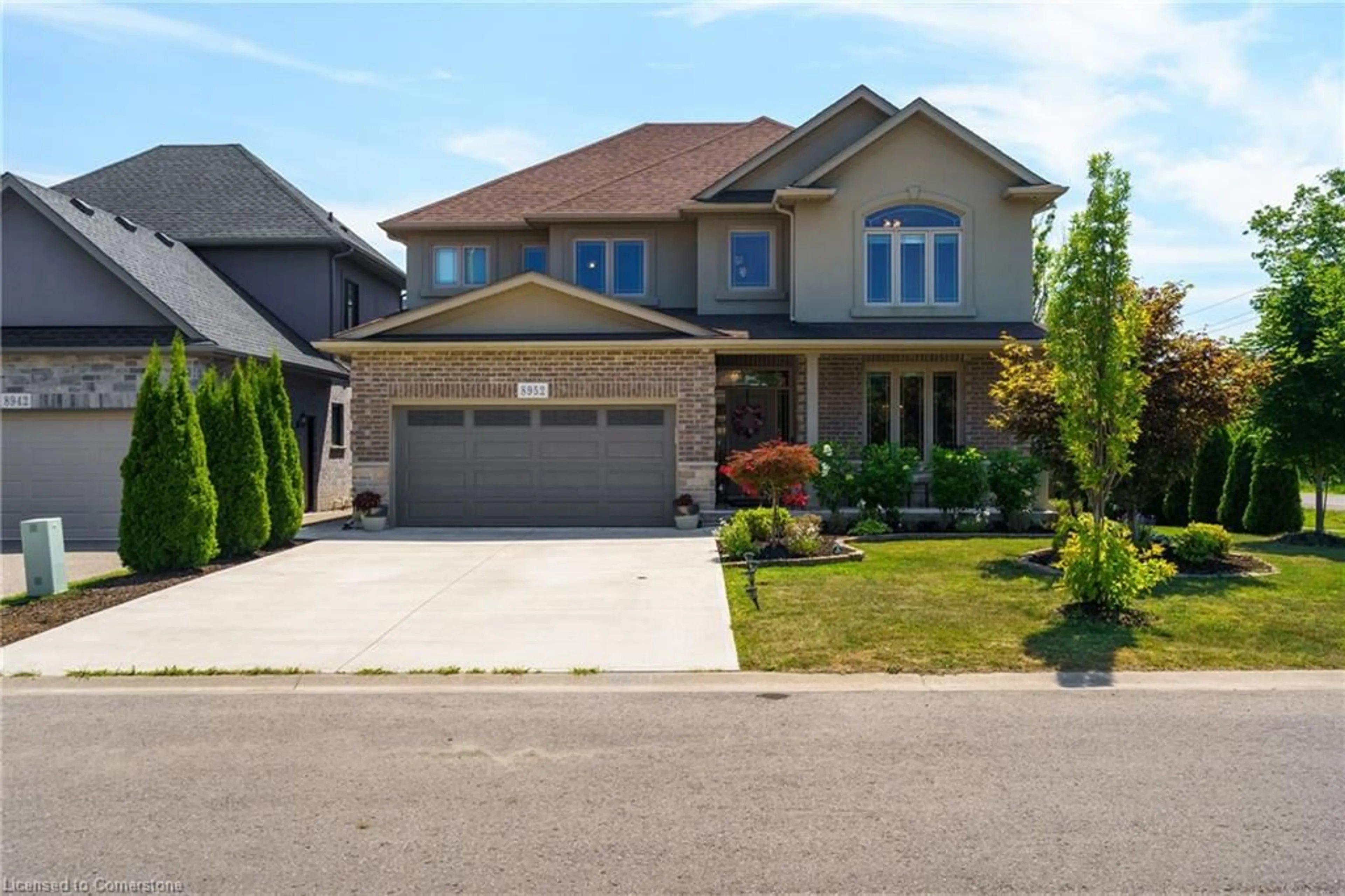 Home with brick exterior material, street for 8952 Black Forest Cres, Niagara Falls Ontario L2H 0M8