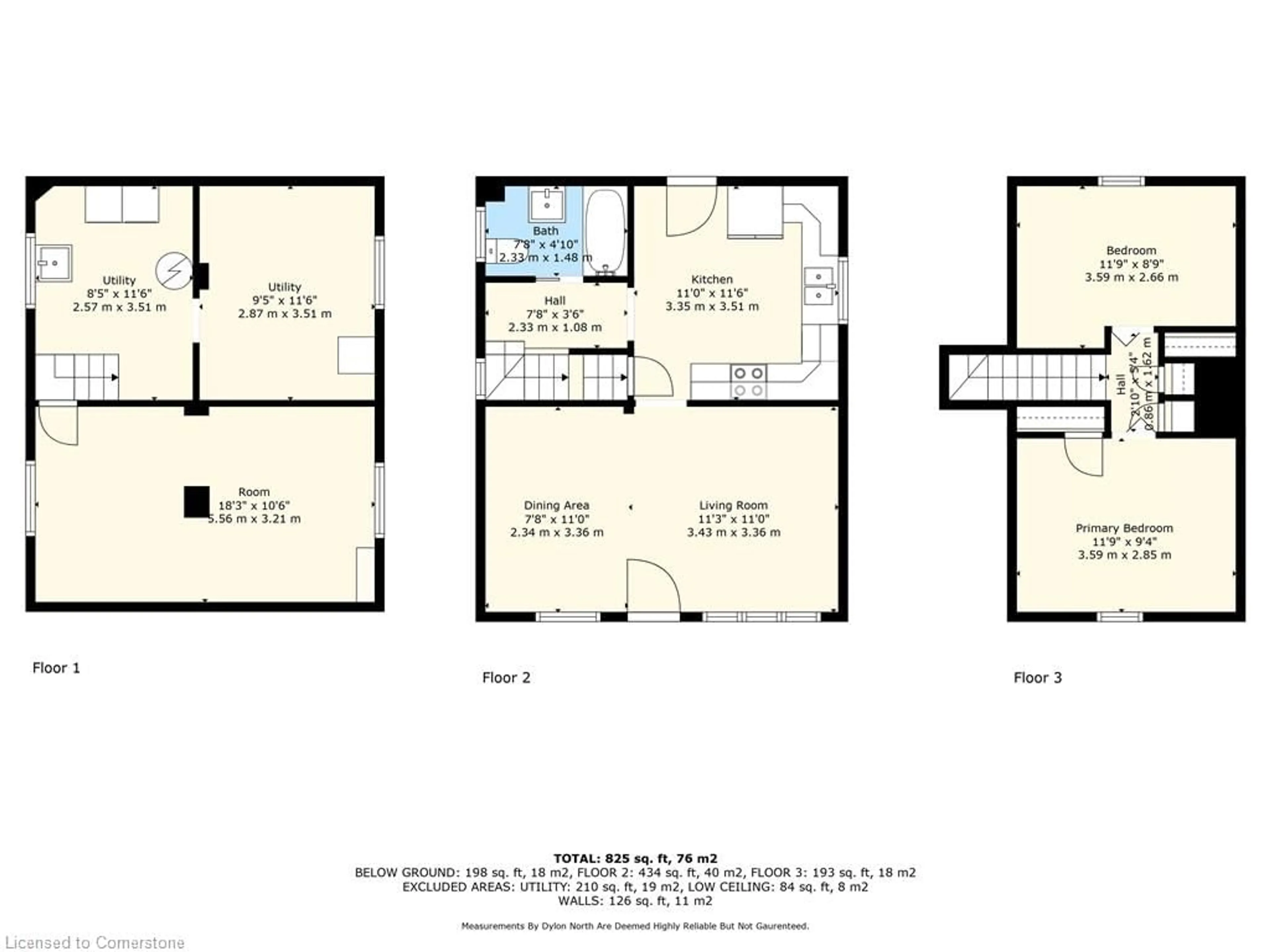 Floor plan for 109 Glennie Ave, Hamilton Ontario L8H 5V8