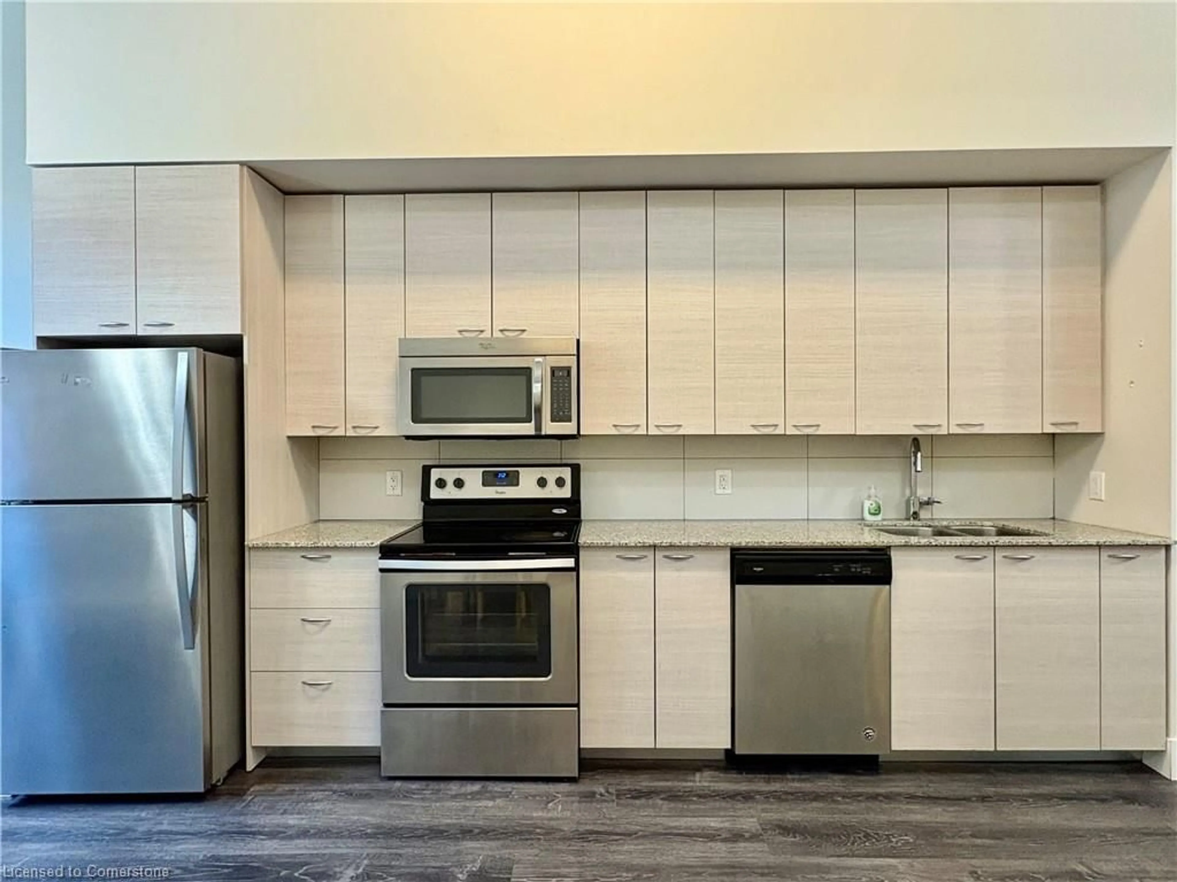 Standard kitchen, unknown for 253 Albert St #103, Waterloo Ontario N2L 3T7