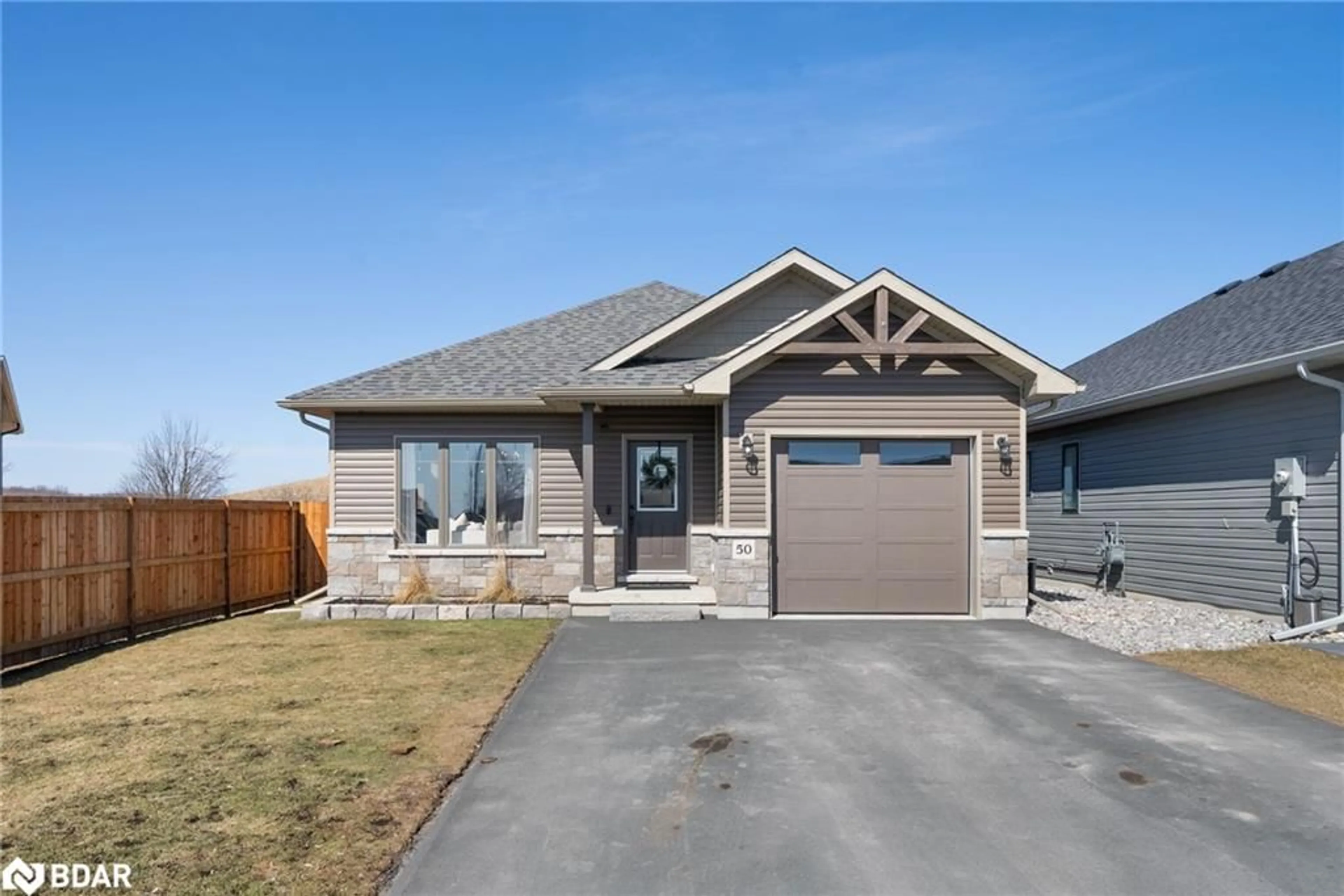 Home with brick exterior material, street for 50 Barley Trail, Stirling Ontario K0K 3E0