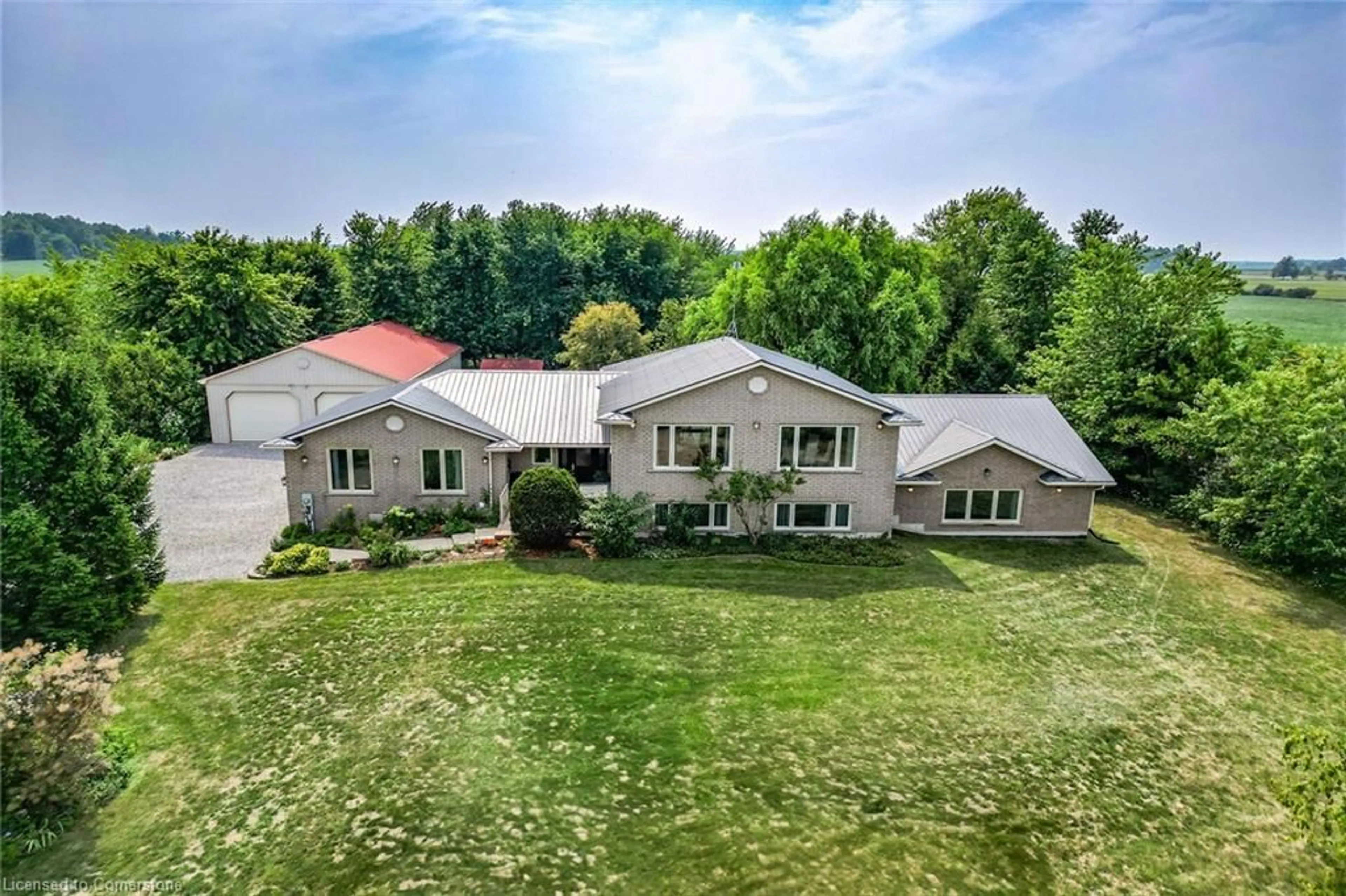 A pic from outside/outdoor area/front of a property/back of a property/a pic from drone, unknown for 335 Moores Road Rd, York Ontario N0A 1R0