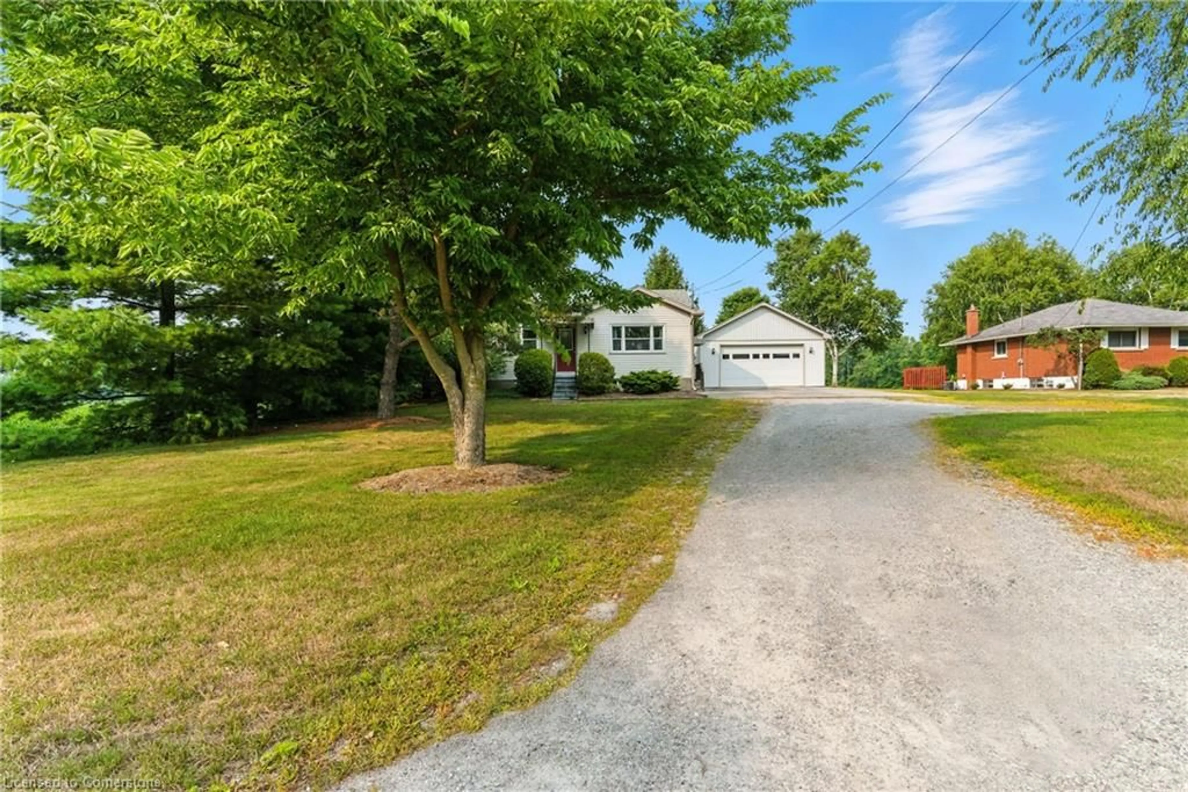 A pic from outside/outdoor area/front of a property/back of a property/a pic from drone, street for 181 Inman Rd, Dunnville Ontario N1A 2W5