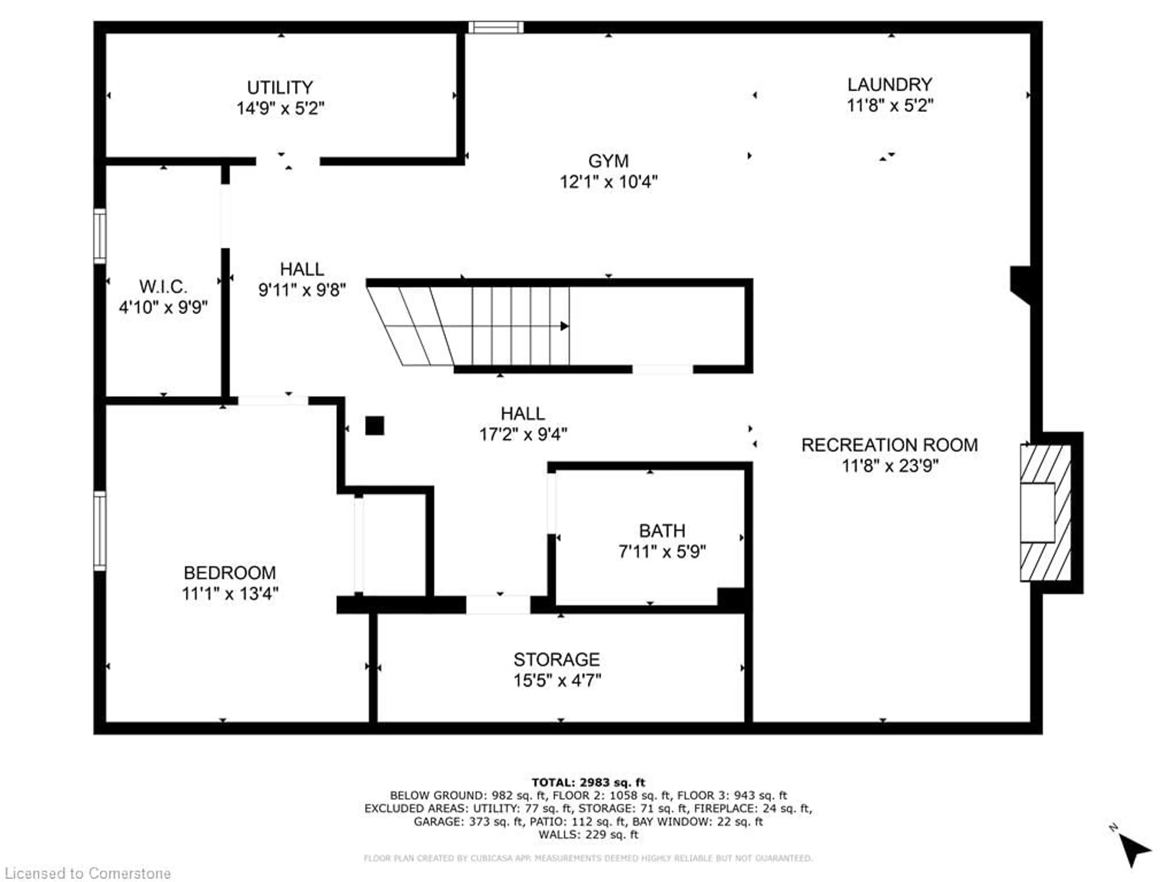 Floor plan for 1511 Jasmine Cres, Oakville Ontario L6H 3H2