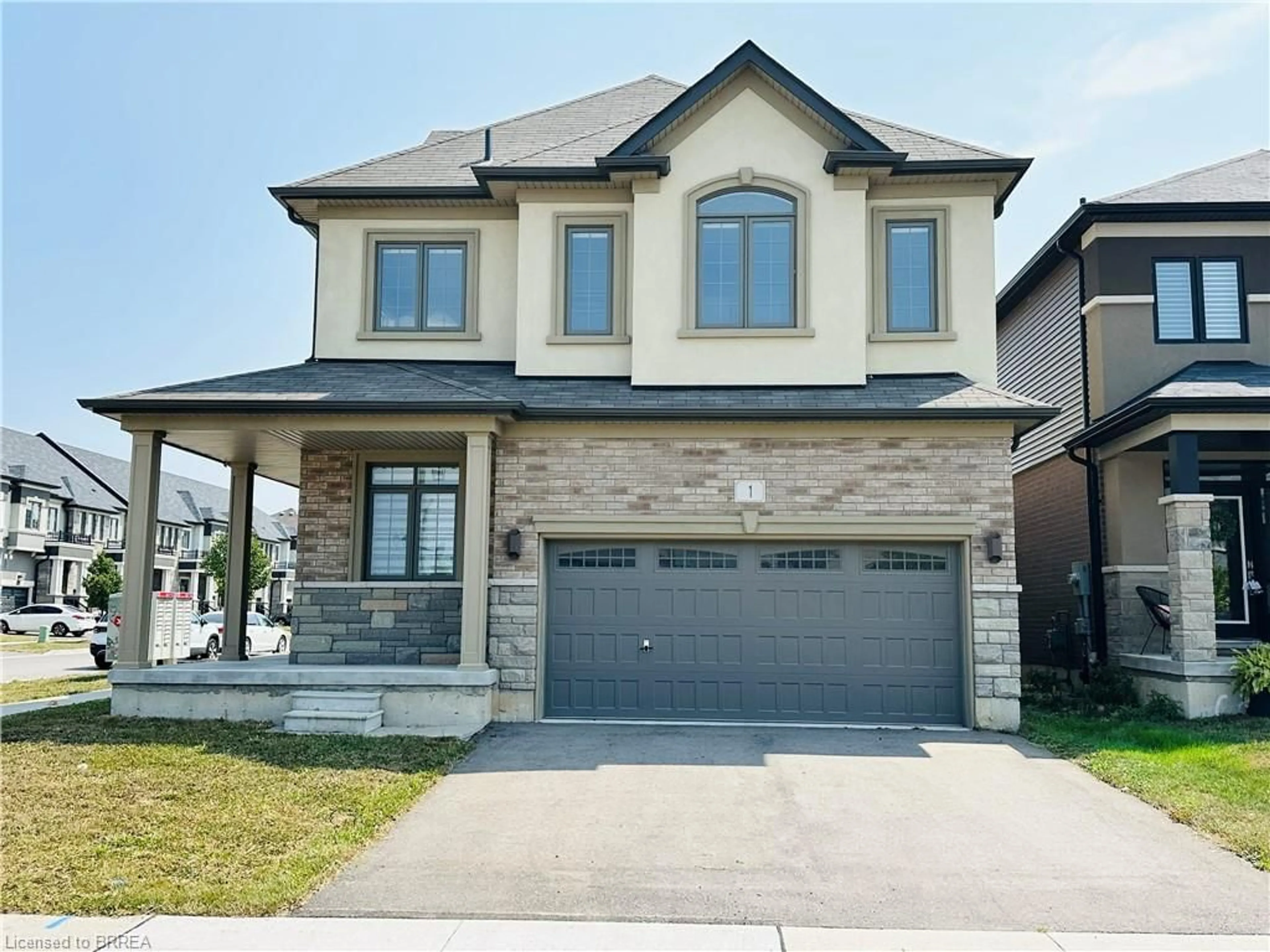 Home with brick exterior material, street for 1 Sleeth St, Brantford Ontario N3S 0J7