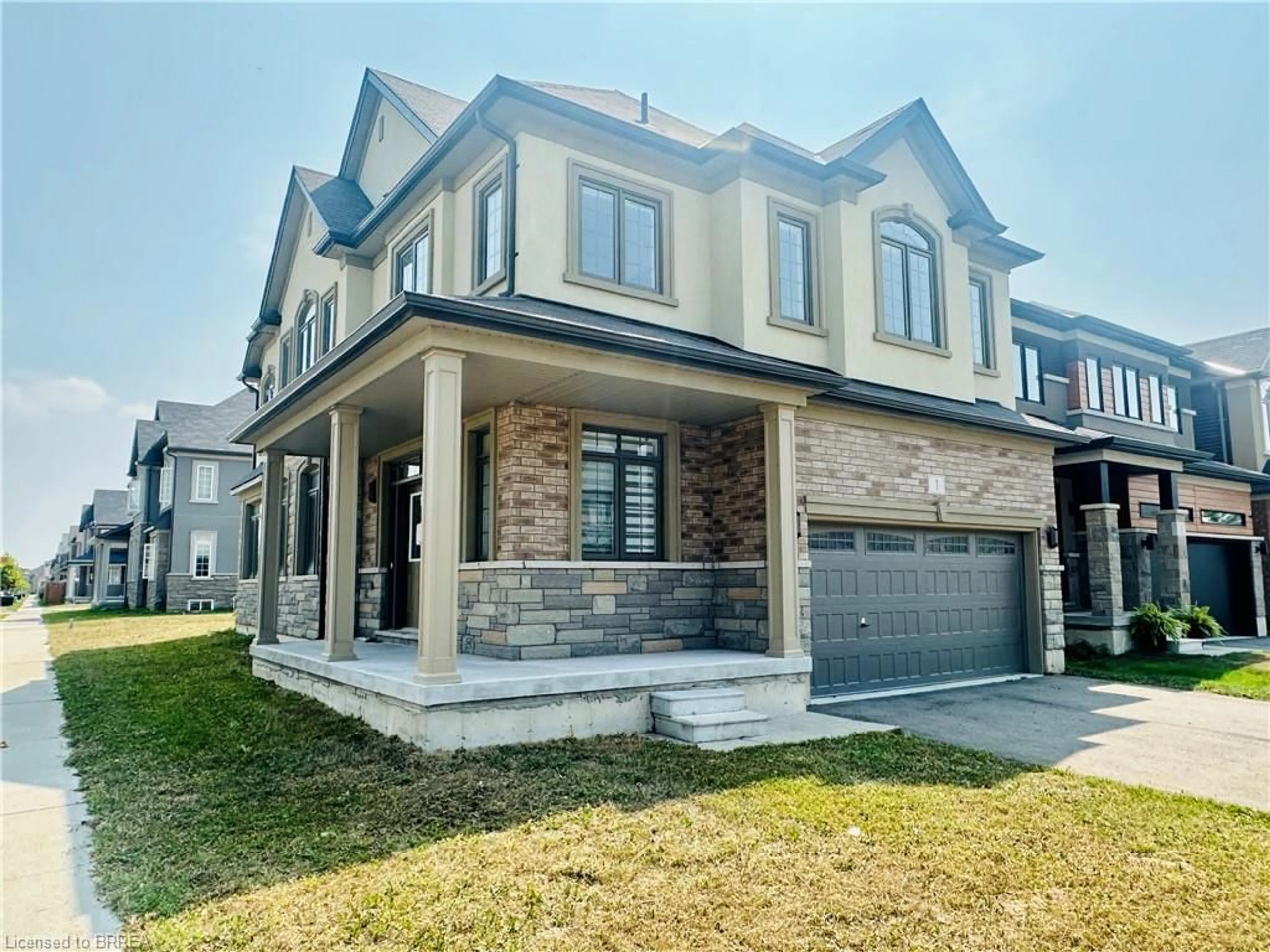 Home with brick exterior material, street for 1 Sleeth St, Brantford Ontario N3S 0J7