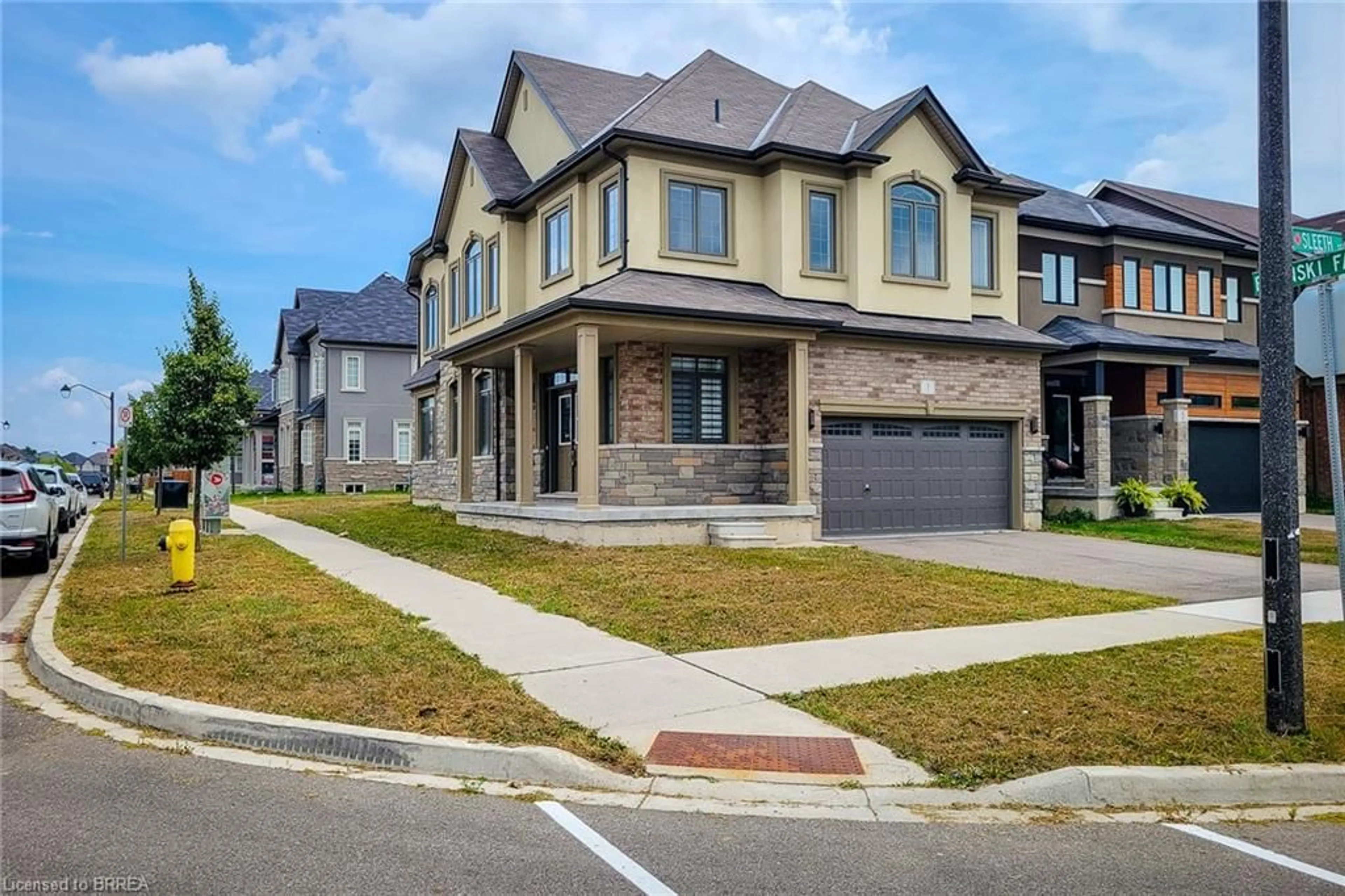 Home with brick exterior material, street for 1 Sleeth St, Brantford Ontario N3S 0J7