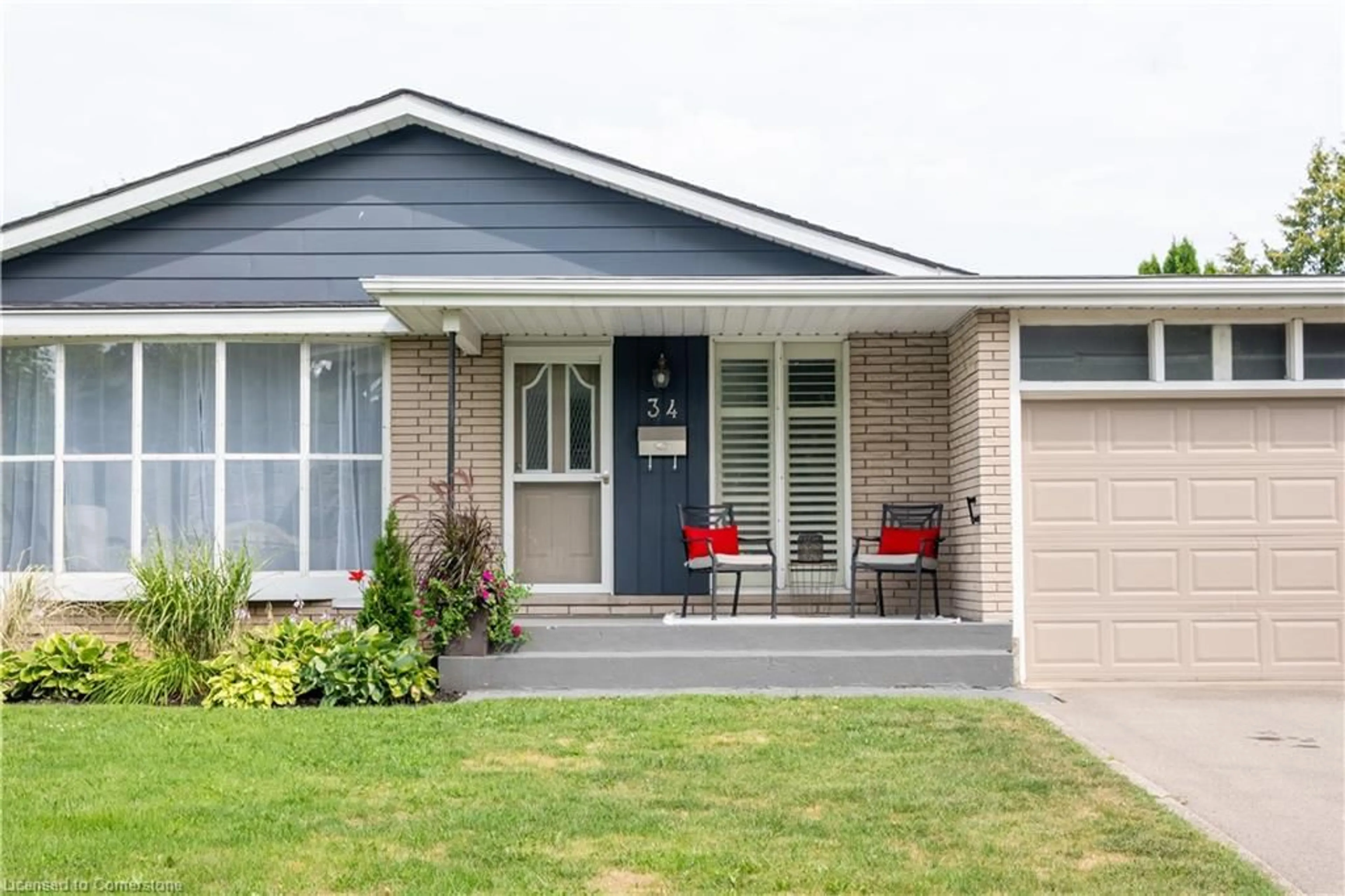 Home with brick exterior material, street for 34 Alpine Ave, Stoney Creek Ontario L9A 1A5