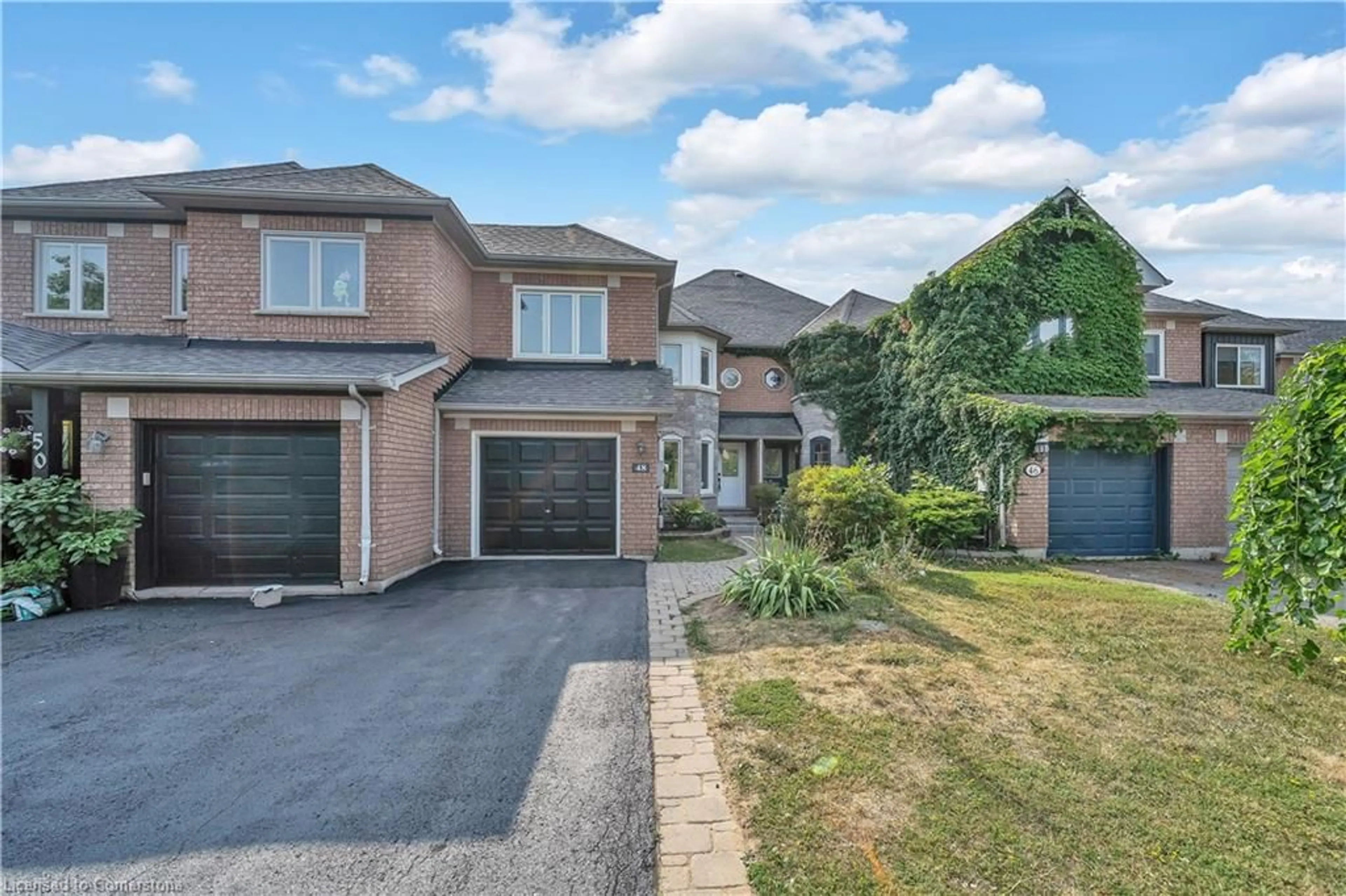 A pic from outside/outdoor area/front of a property/back of a property/a pic from drone, street for 48 James Young Dr, Georgetown Ontario L7G 5S5