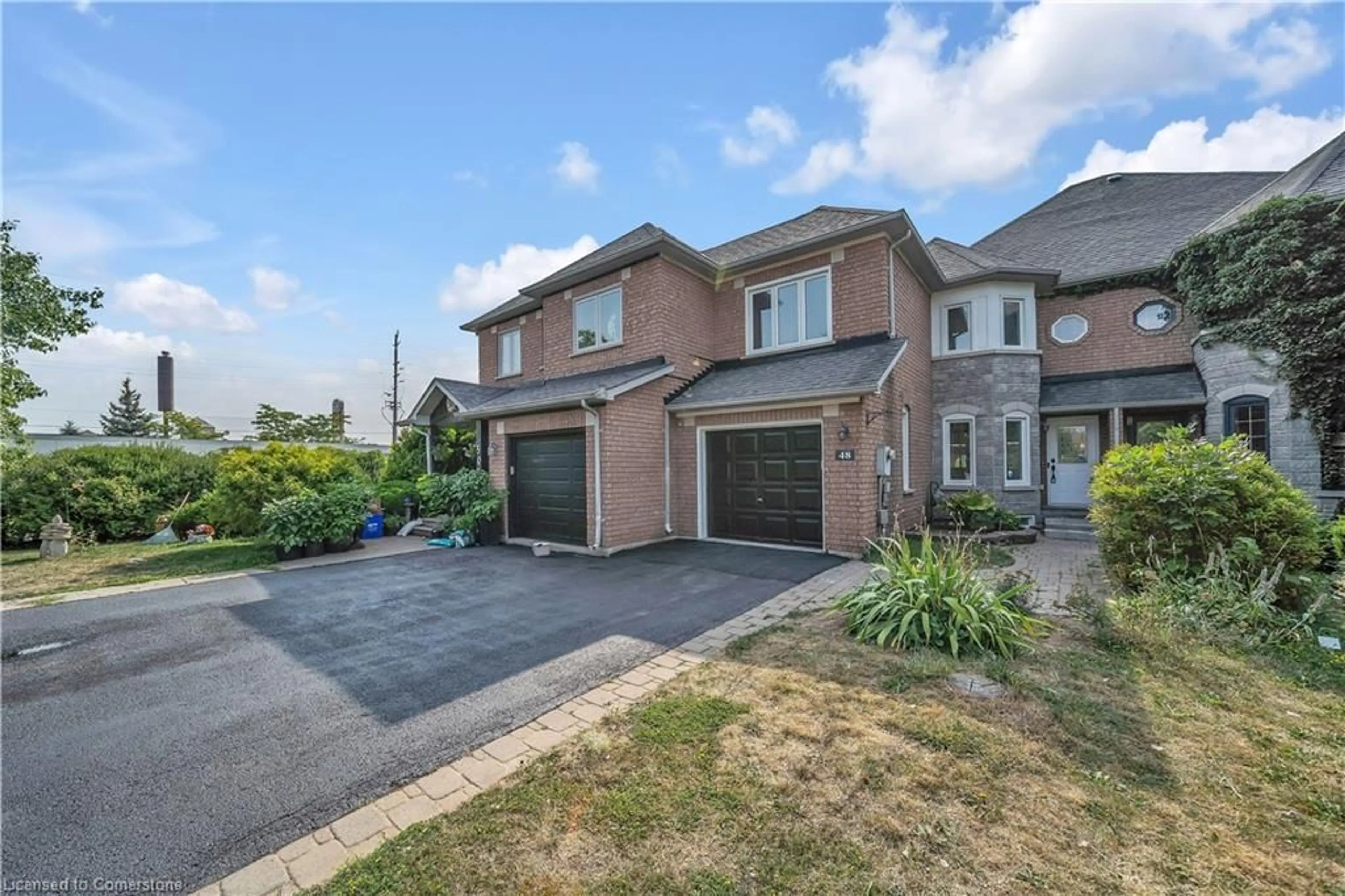 Home with brick exterior material, street for 48 James Young Dr, Georgetown Ontario L7G 5S5