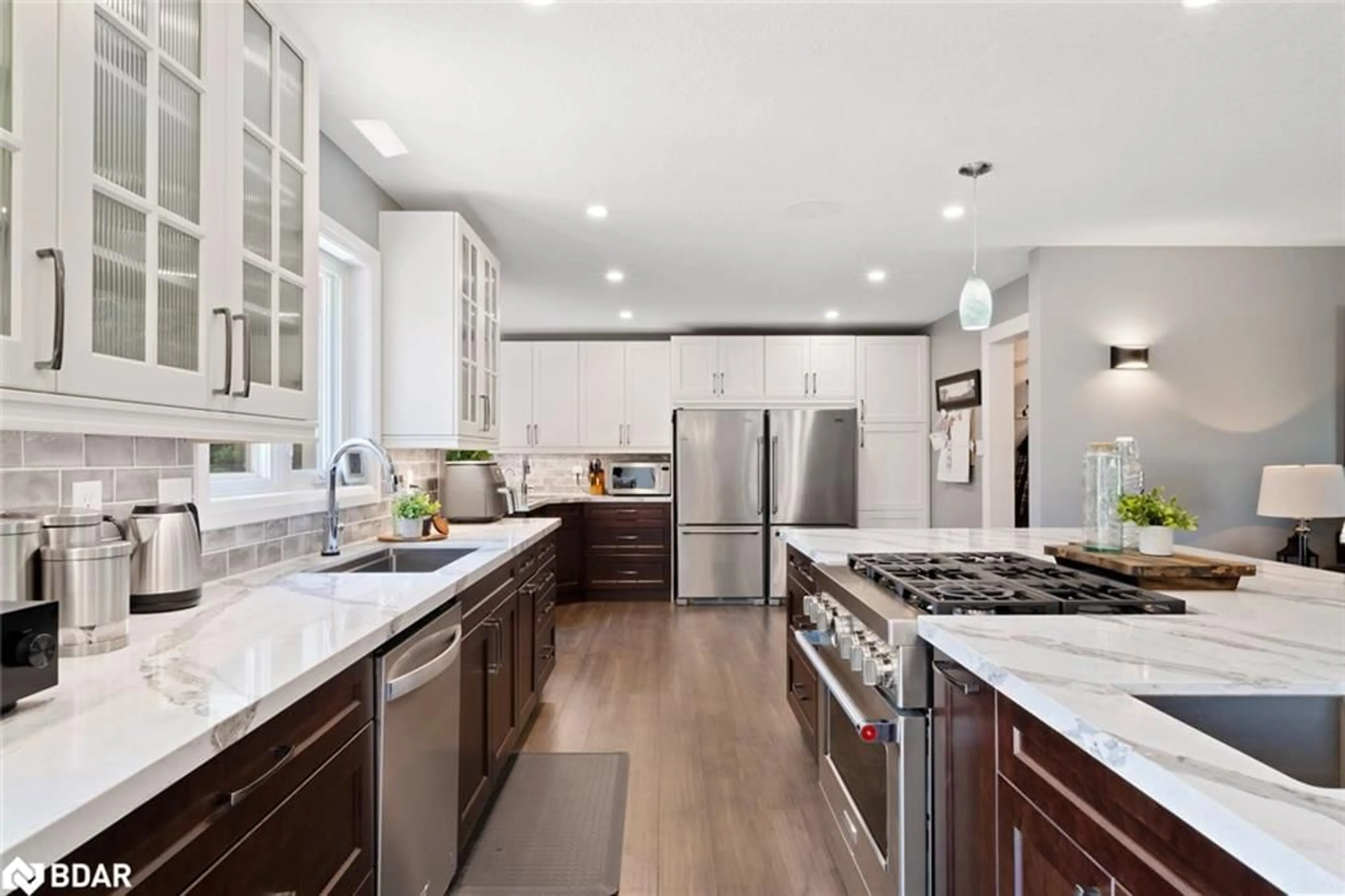 Contemporary kitchen, ceramic/tile floor for 1277 Sunnidale Rd, Springwater Ontario L9X 1W5