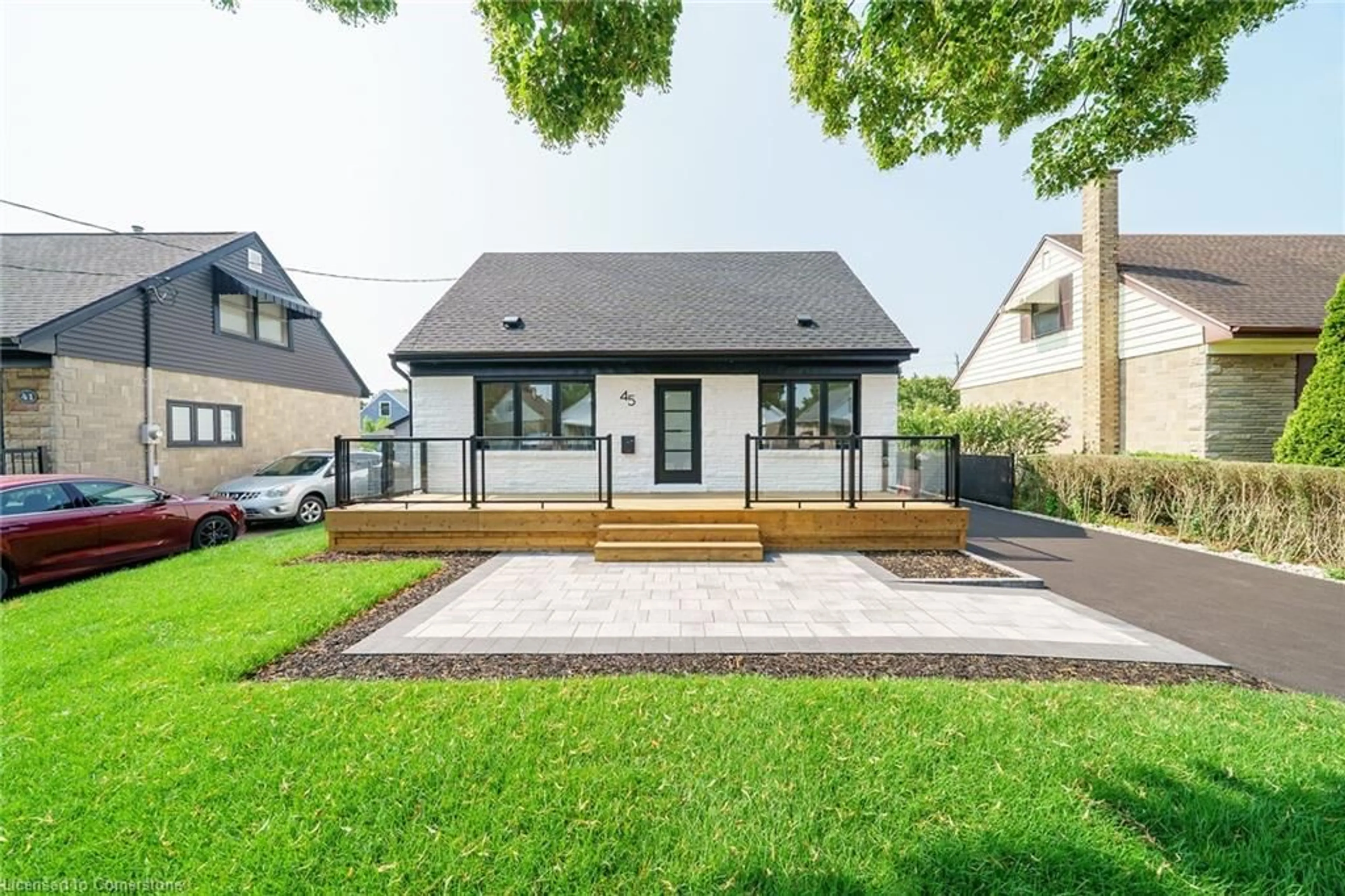 Home with brick exterior material, street for 45 Sylvia Cres, Hamilton Ontario L8K 2B1