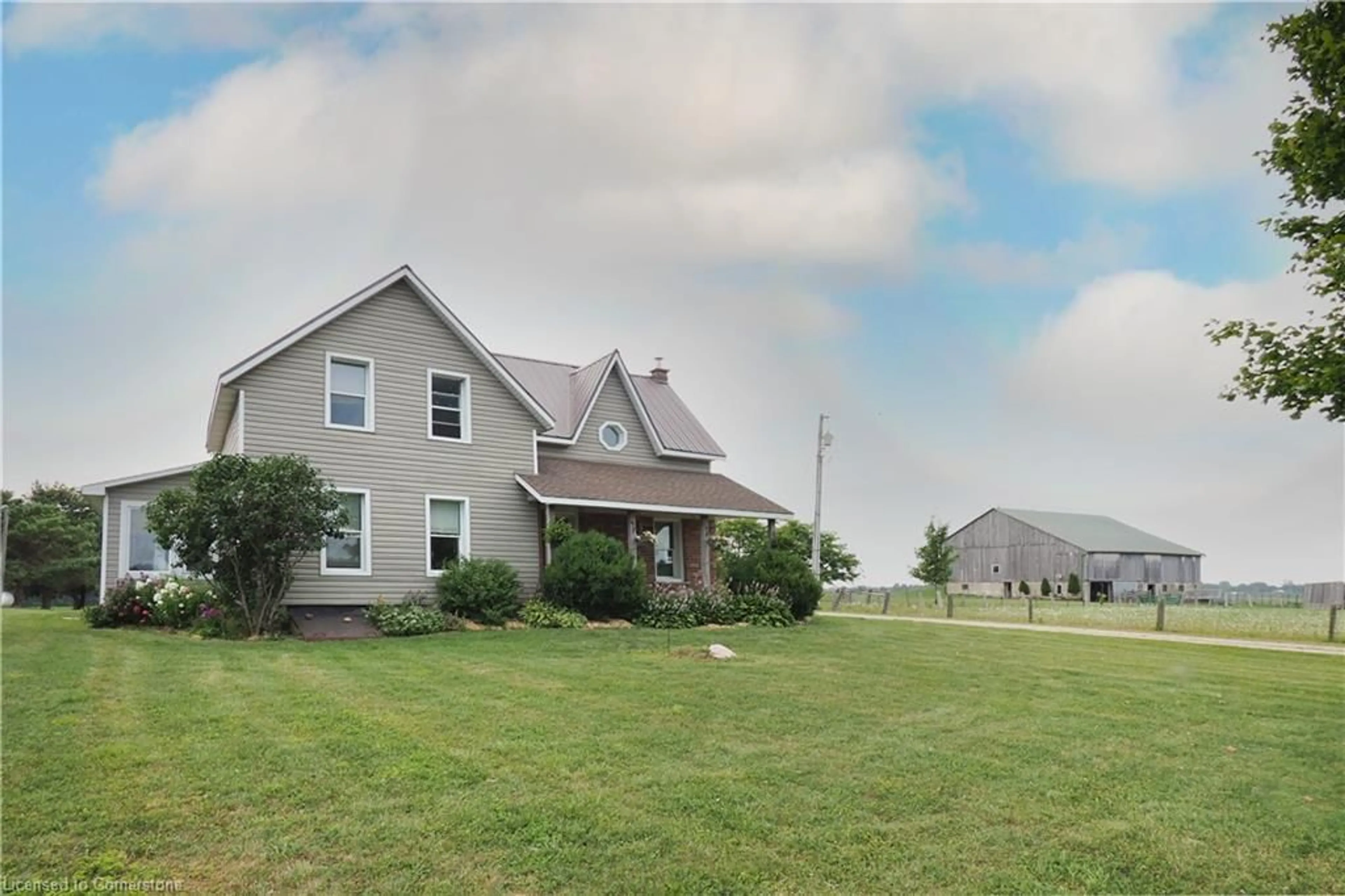 A pic from outside/outdoor area/front of a property/back of a property/a pic from drone, unknown for 86481 Clyde Line, R.R.#2 Line, Bluevale Ontario N0G 1G0