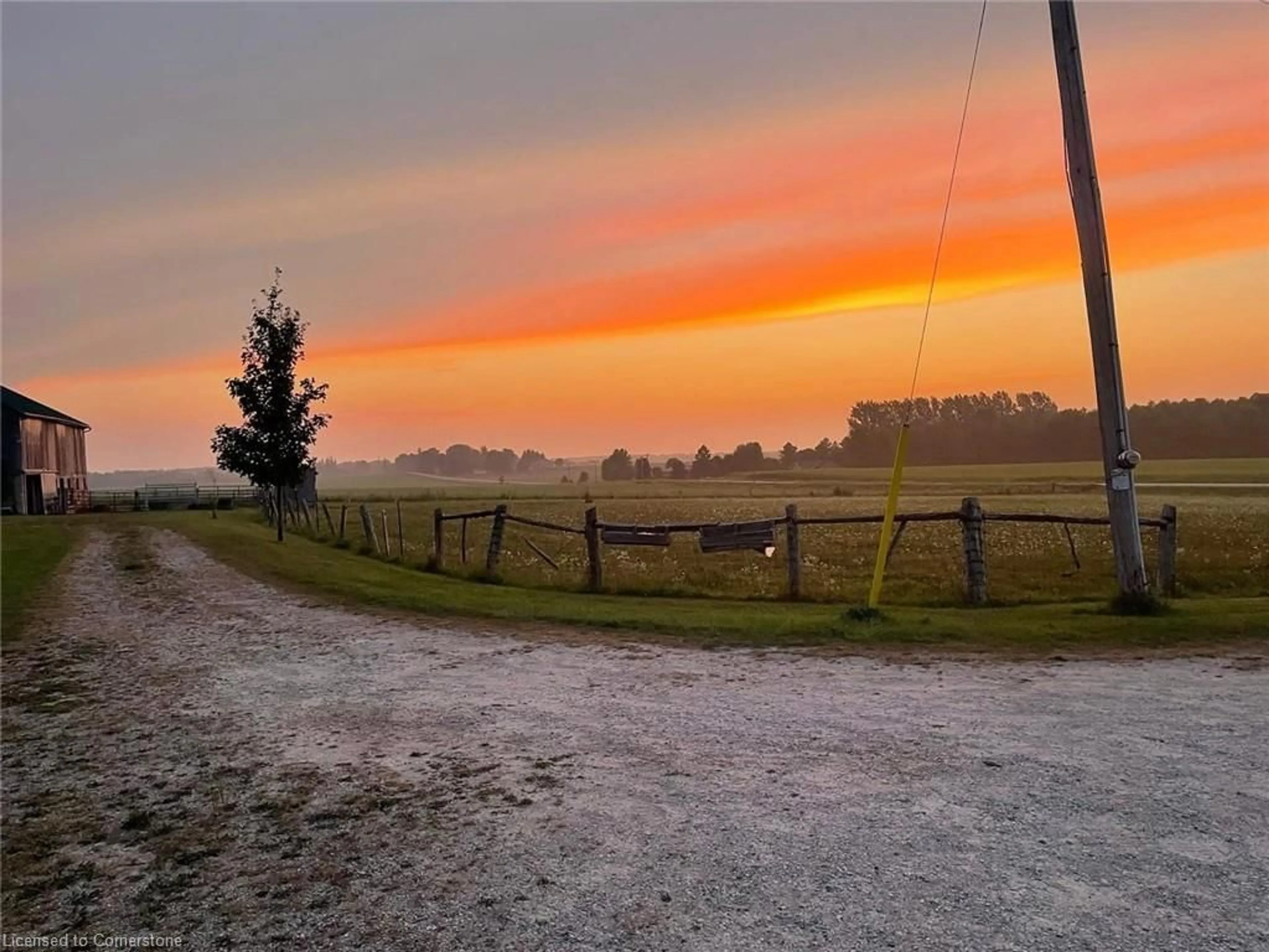 A pic from outside/outdoor area/front of a property/back of a property/a pic from drone, mountain view for 86481 Clyde Line, R.R.#2 Line, Bluevale Ontario N0G 1G0
