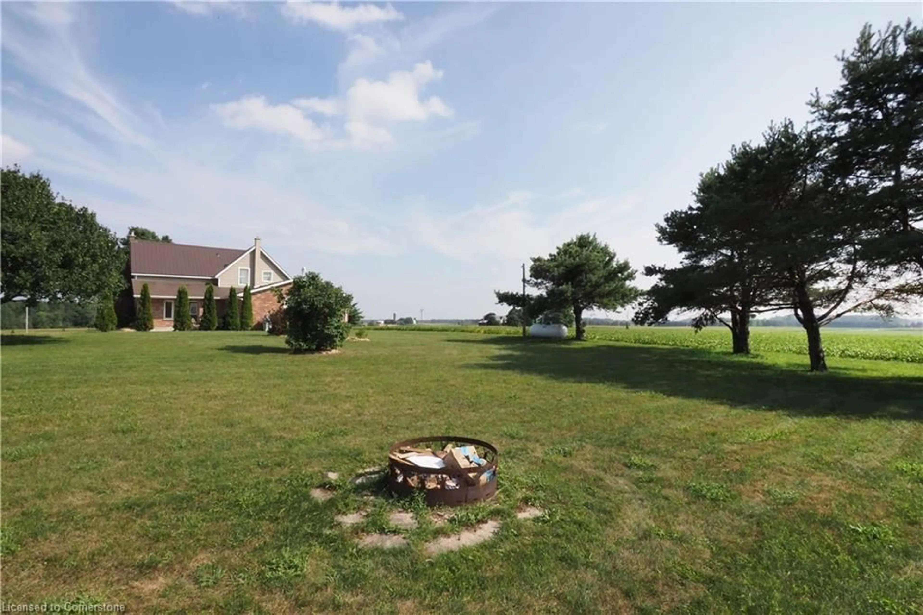 A pic from outside/outdoor area/front of a property/back of a property/a pic from drone, water/lake/river/ocean view for 86481 Clyde Line, R.R.#2 Line, Bluevale Ontario N0G 1G0