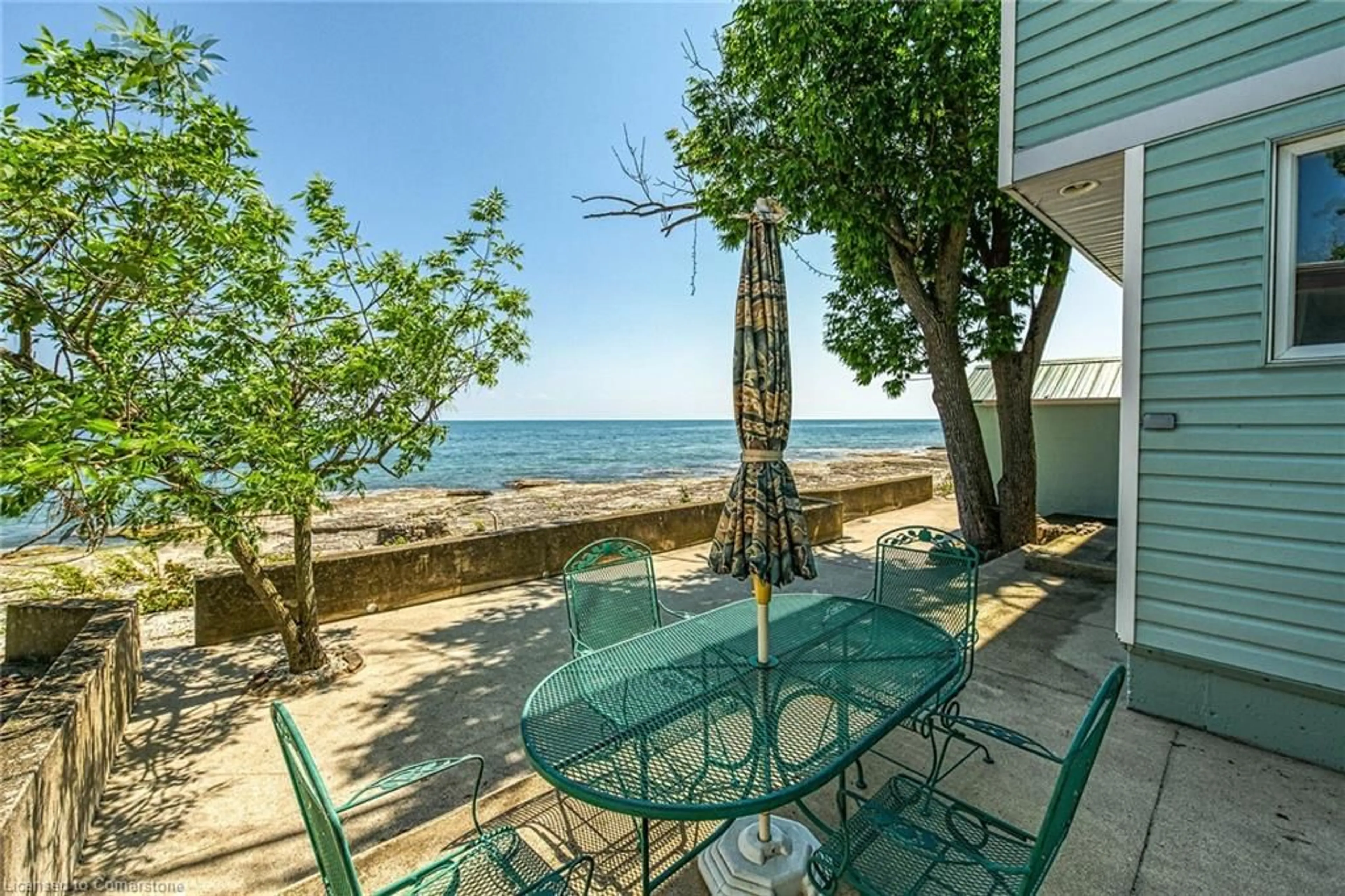 Patio, water/lake/river/ocean view for 157 Lighthouse Dr, Port Maitland Ontario N1A 2W6