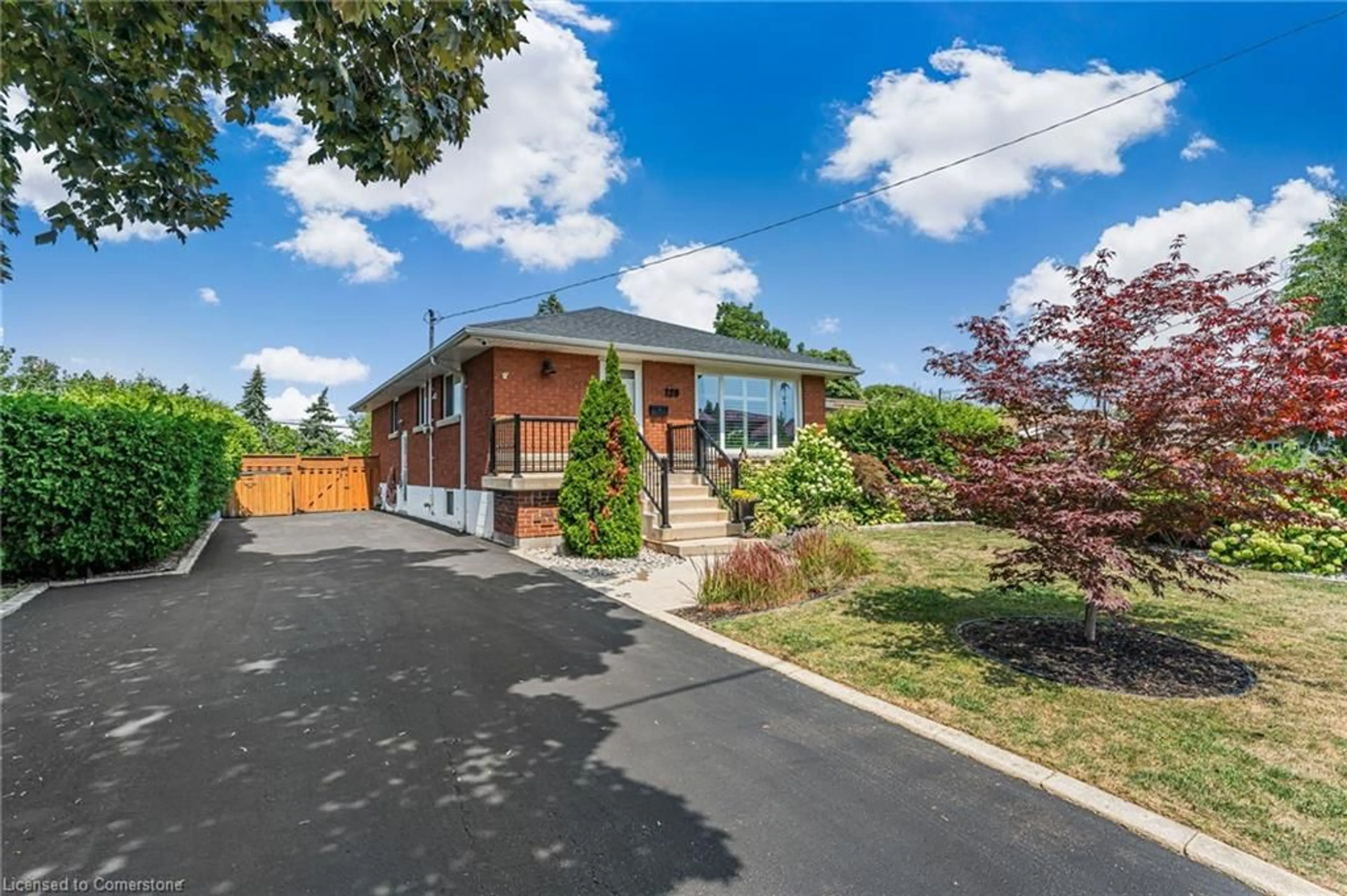 Home with brick exterior material, street for 120 Buckingham Dr, Hamilton Ontario L9C 2G7