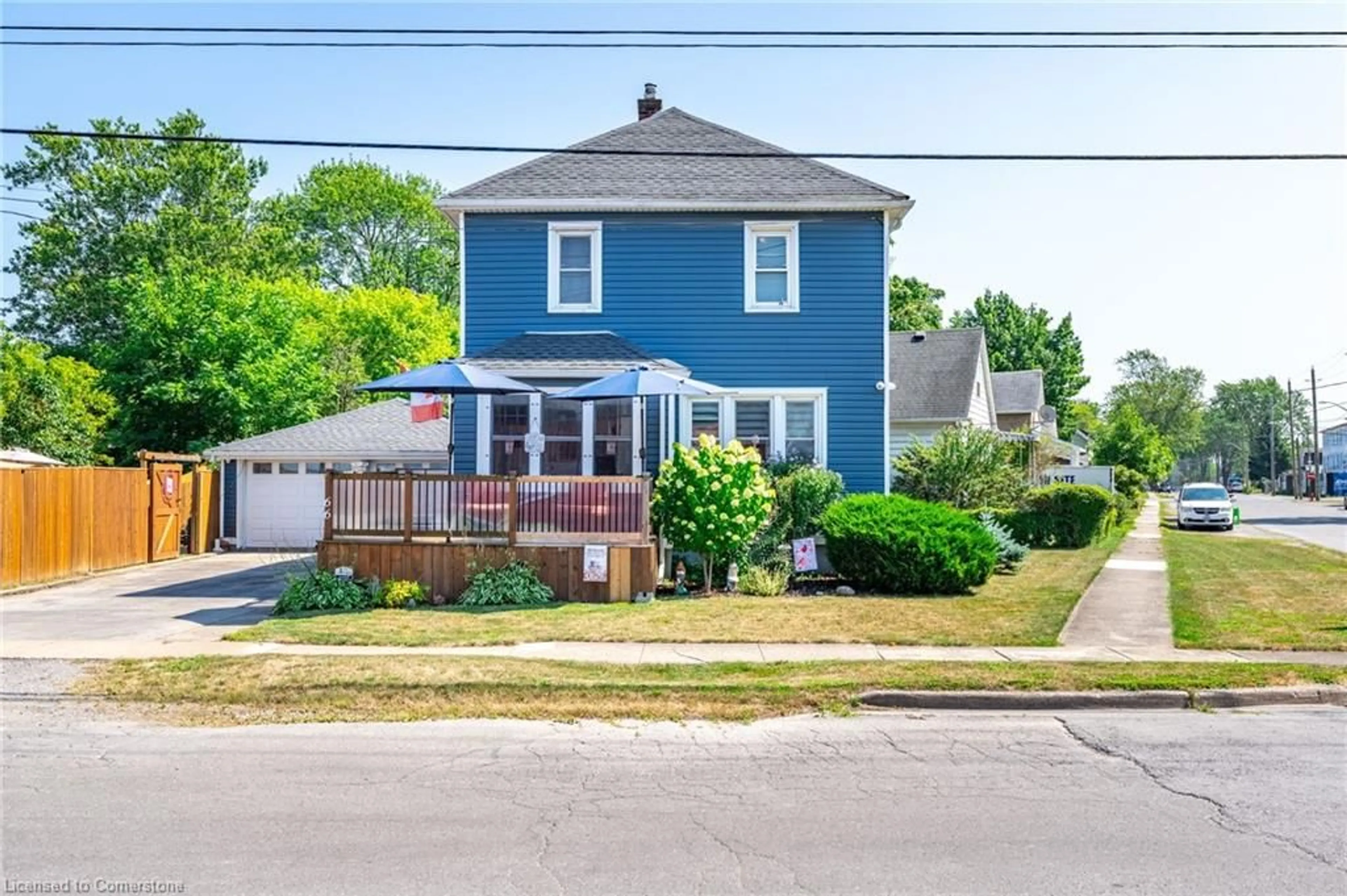 A pic from outside/outdoor area/front of a property/back of a property/a pic from drone, street for 66 Neff St, Port Colborne Ontario L3K 3T1