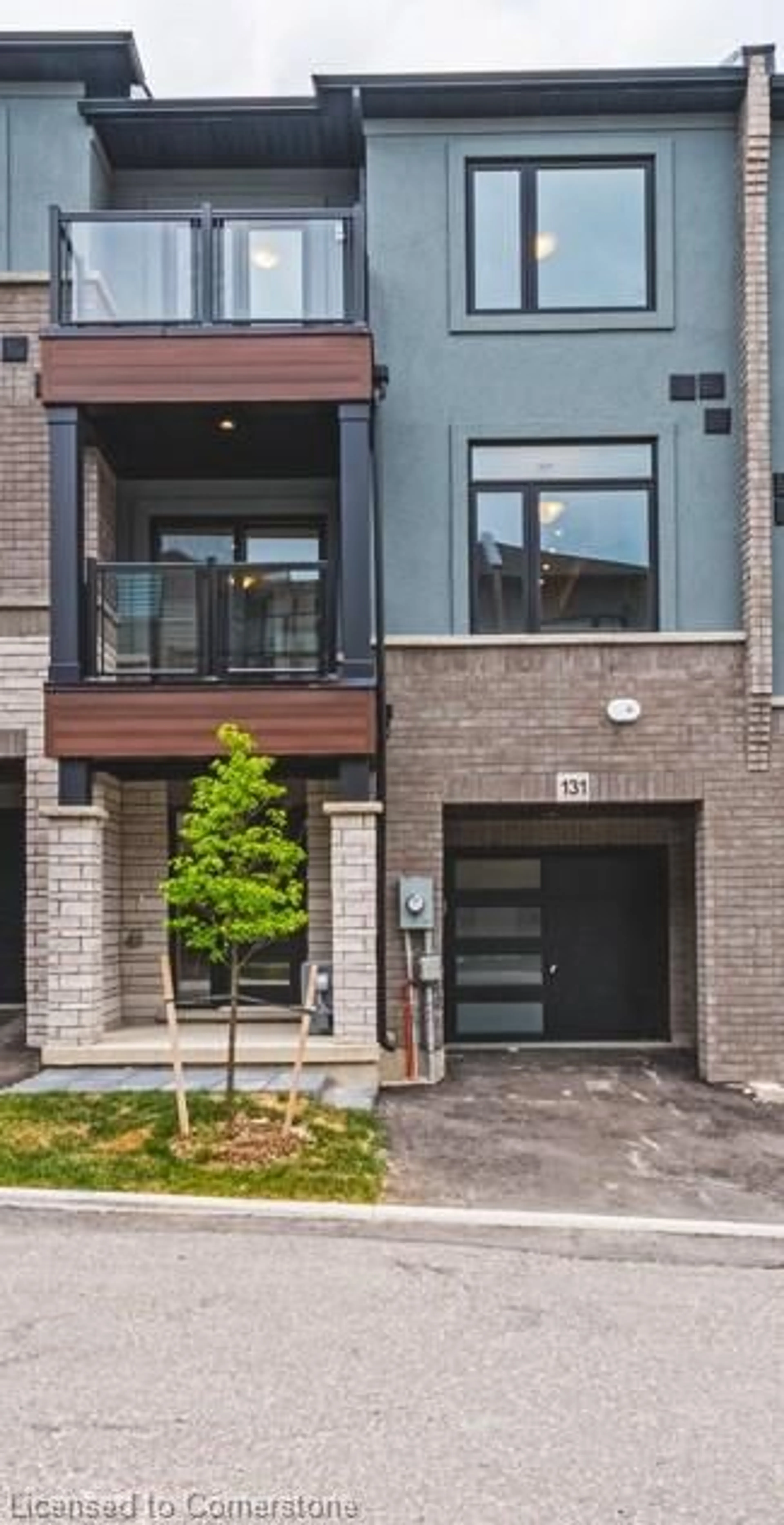 Home with brick exterior material, street for 155 Equestrian Way #131, Cambridge Ontario N3E 0E8