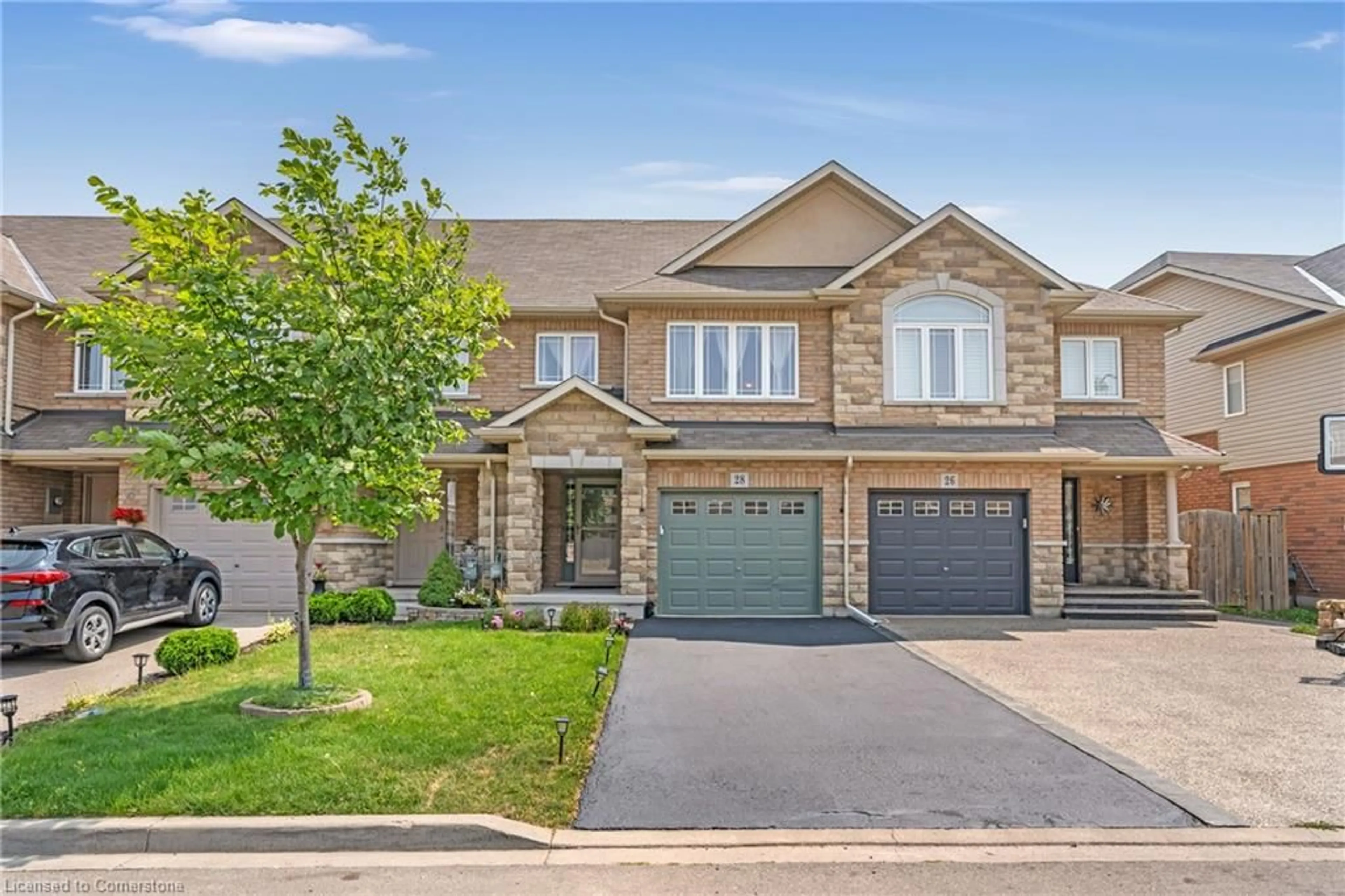 Home with brick exterior material, street for 28 Charleswood Crescent Cres, Hamilton Ontario L0R 1P0